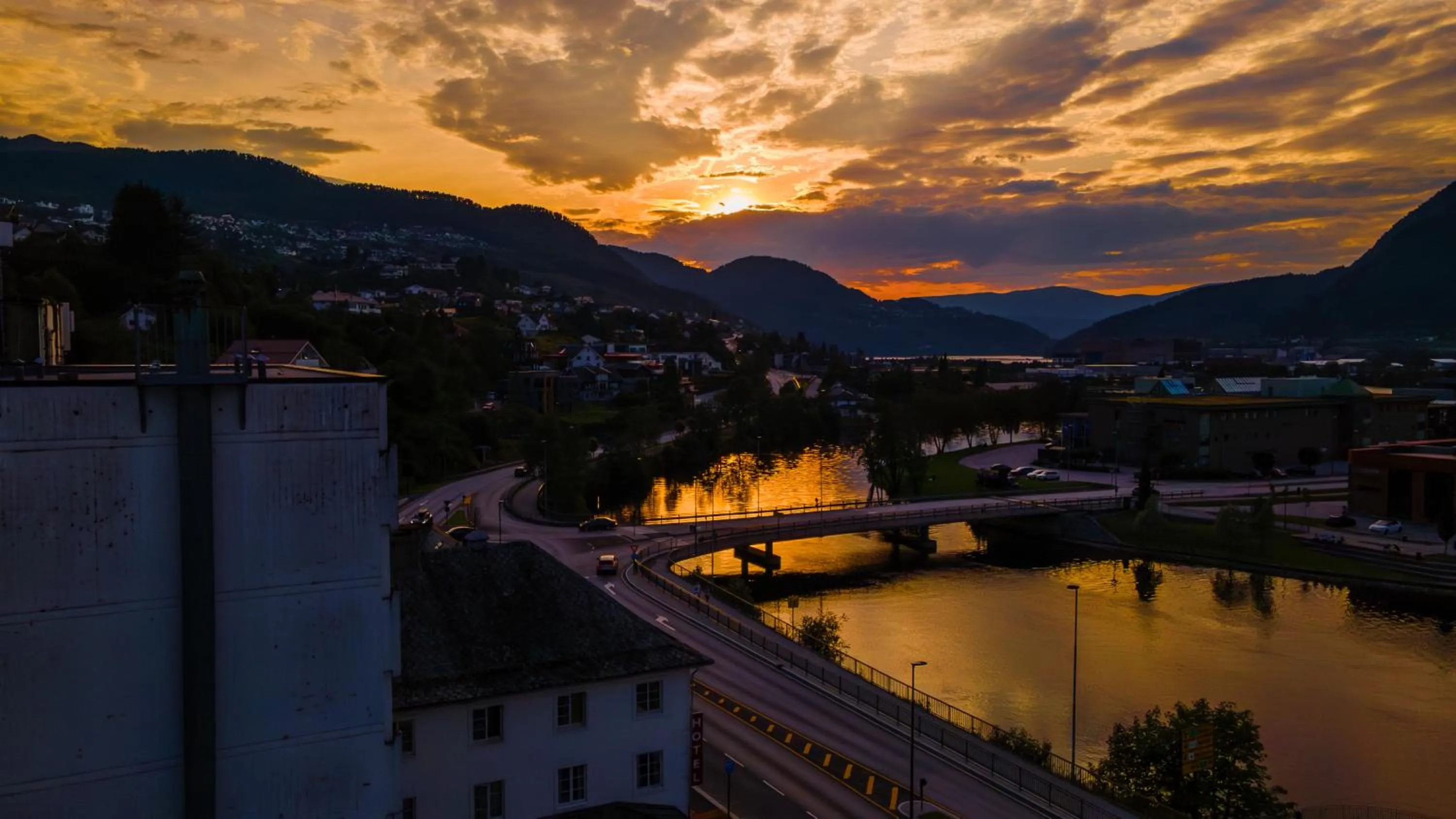 River view in Førde Hotel - Unike Hoteller