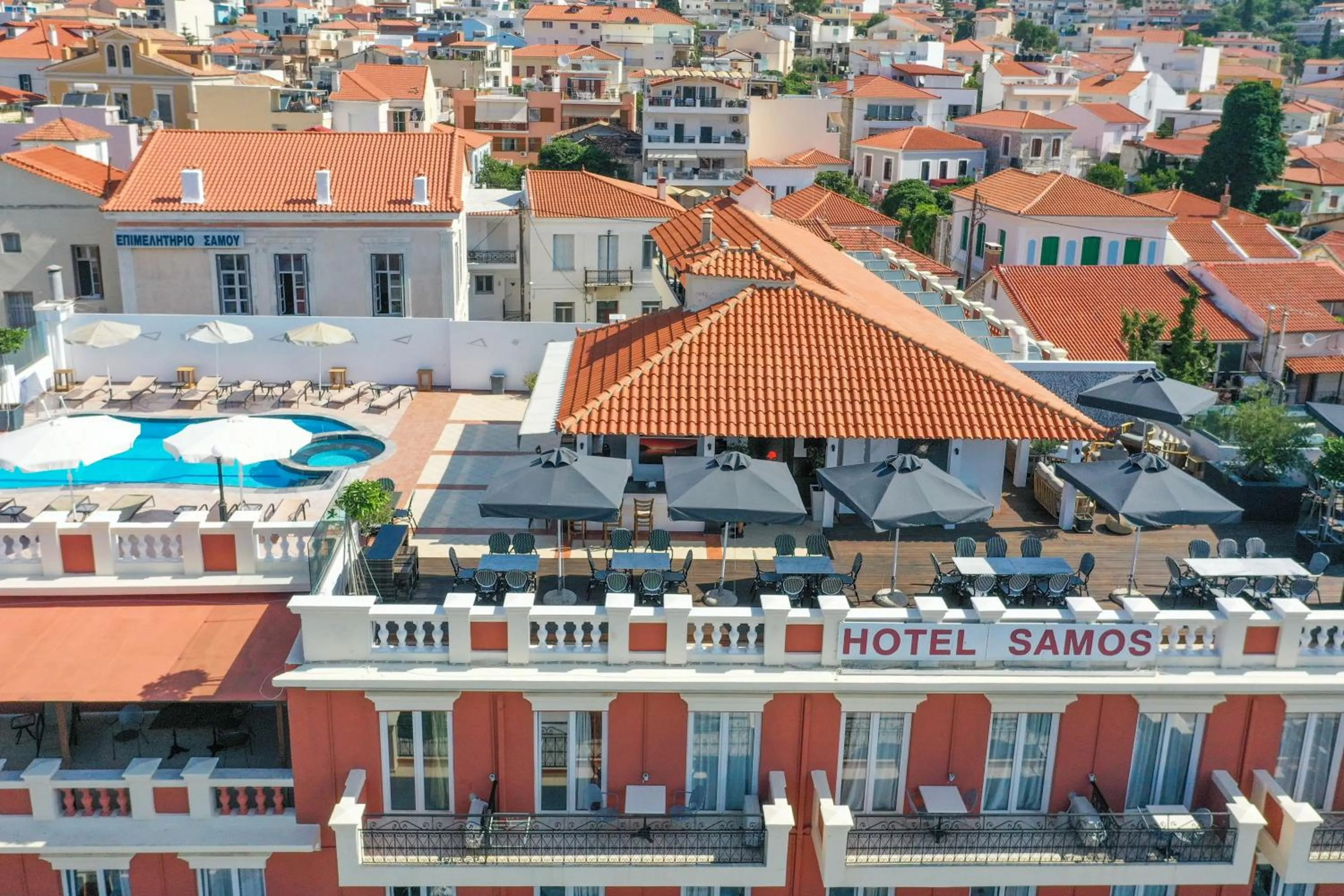 Property building in Samos Hotel
