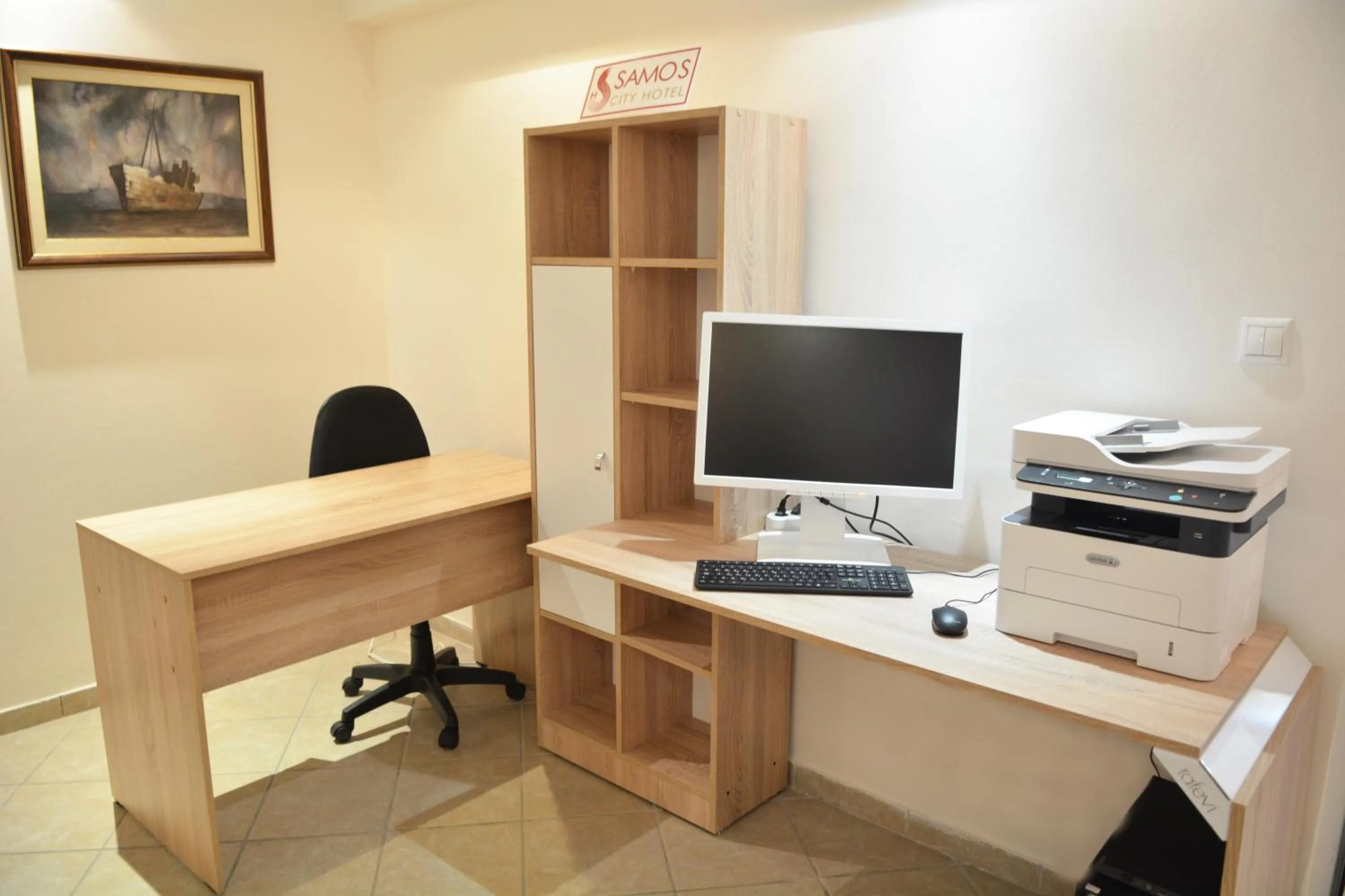 Lobby or reception in Samos Hotel