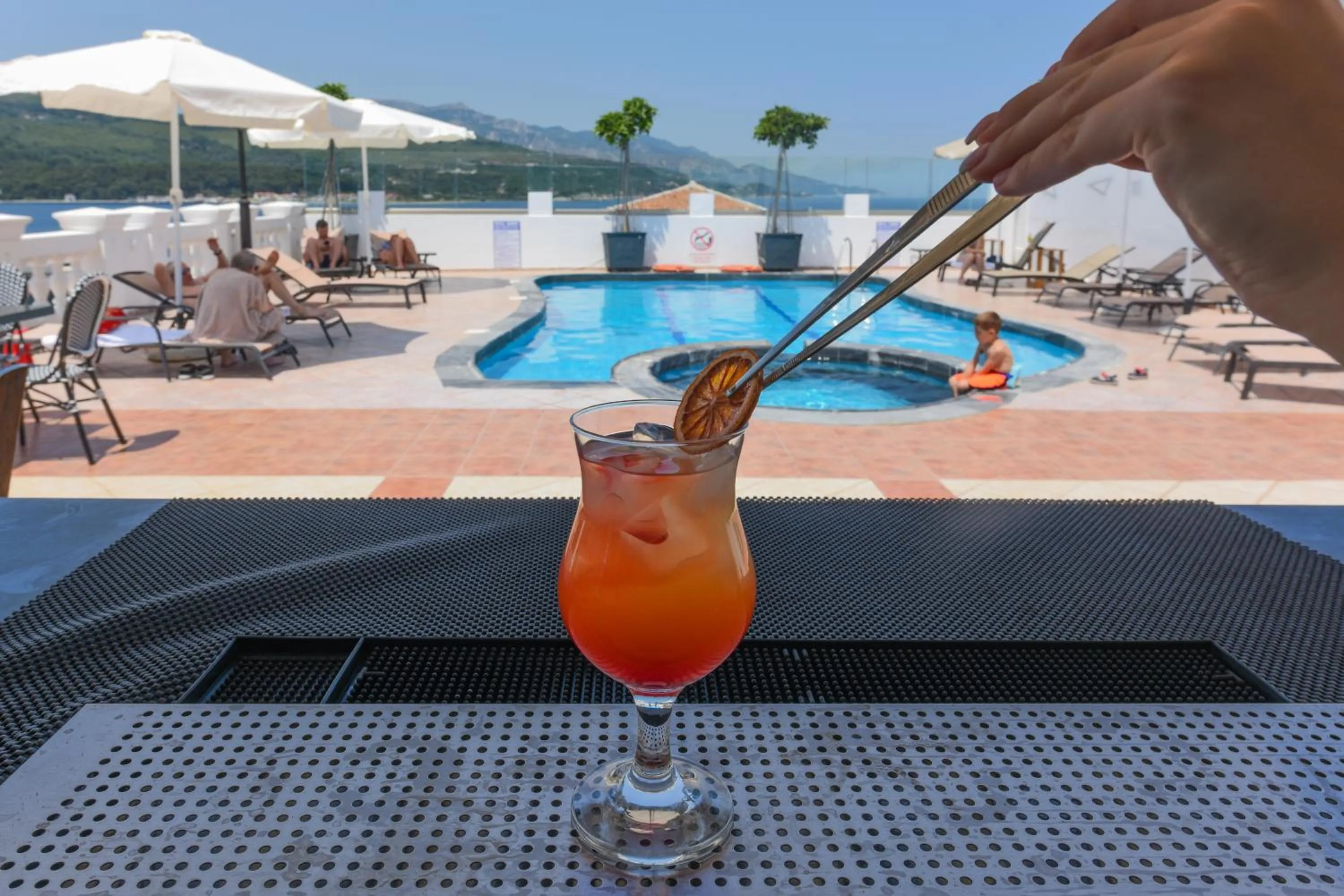 Swimming pool in Samos Hotel