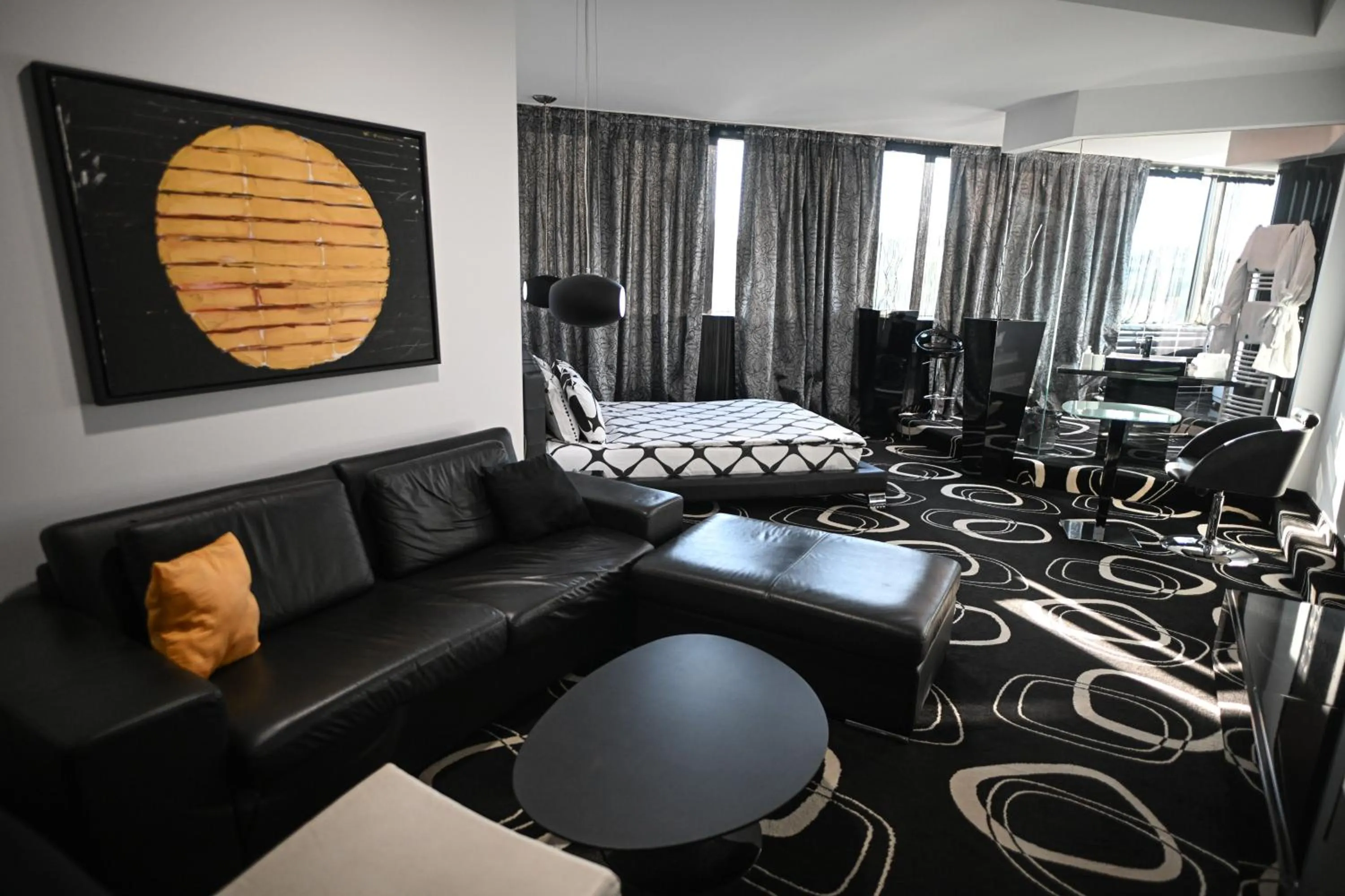 Seating area in Hotel Arka