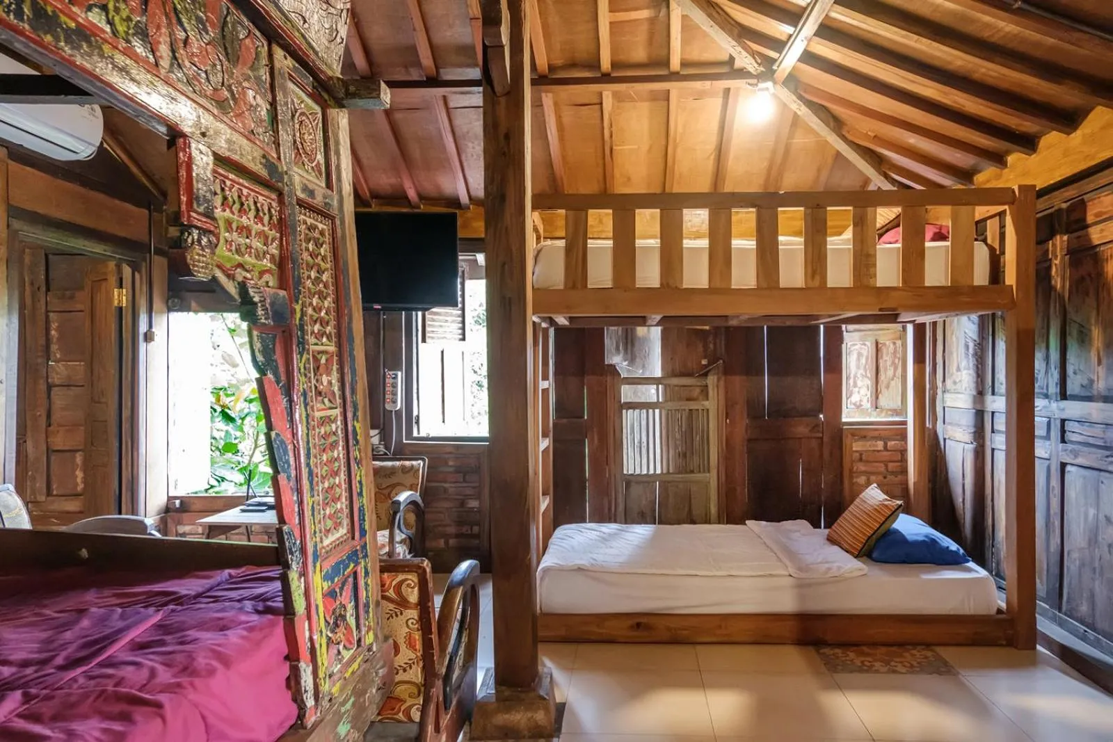 Bed in TwoSpaces Living at Bunga Desa, Jimbaran