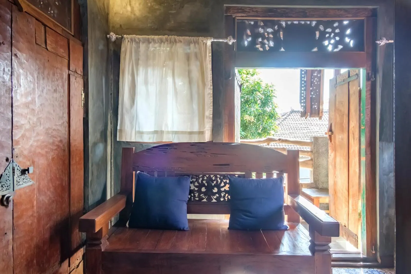 Living room, Bed in TwoSpaces Living at Bunga Desa, Jimbaran