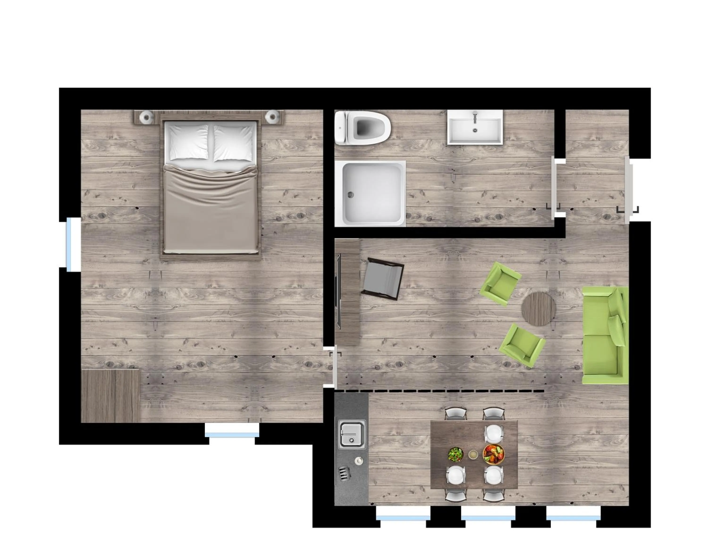 Photo of the whole room in Konsum Gästehaus Quisisana - Oberhof