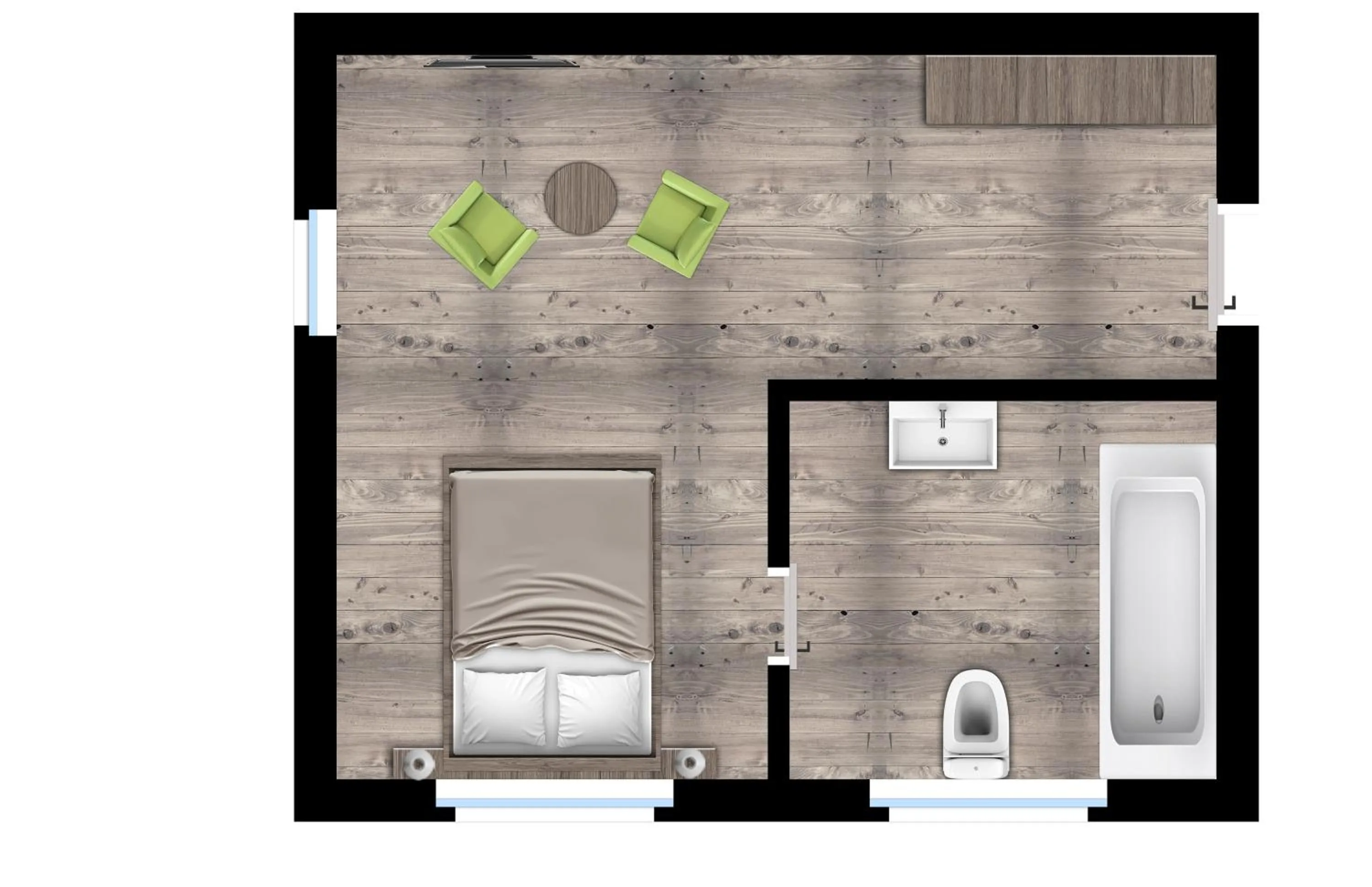 Photo of the whole room in Konsum Gästehaus Quisisana - Oberhof