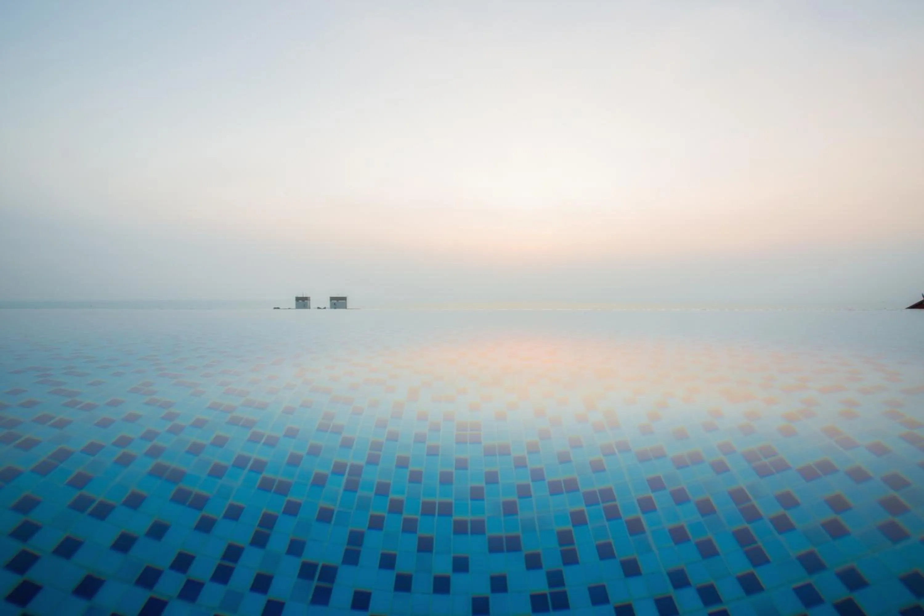 Swimming pool in FangLiao Hotel