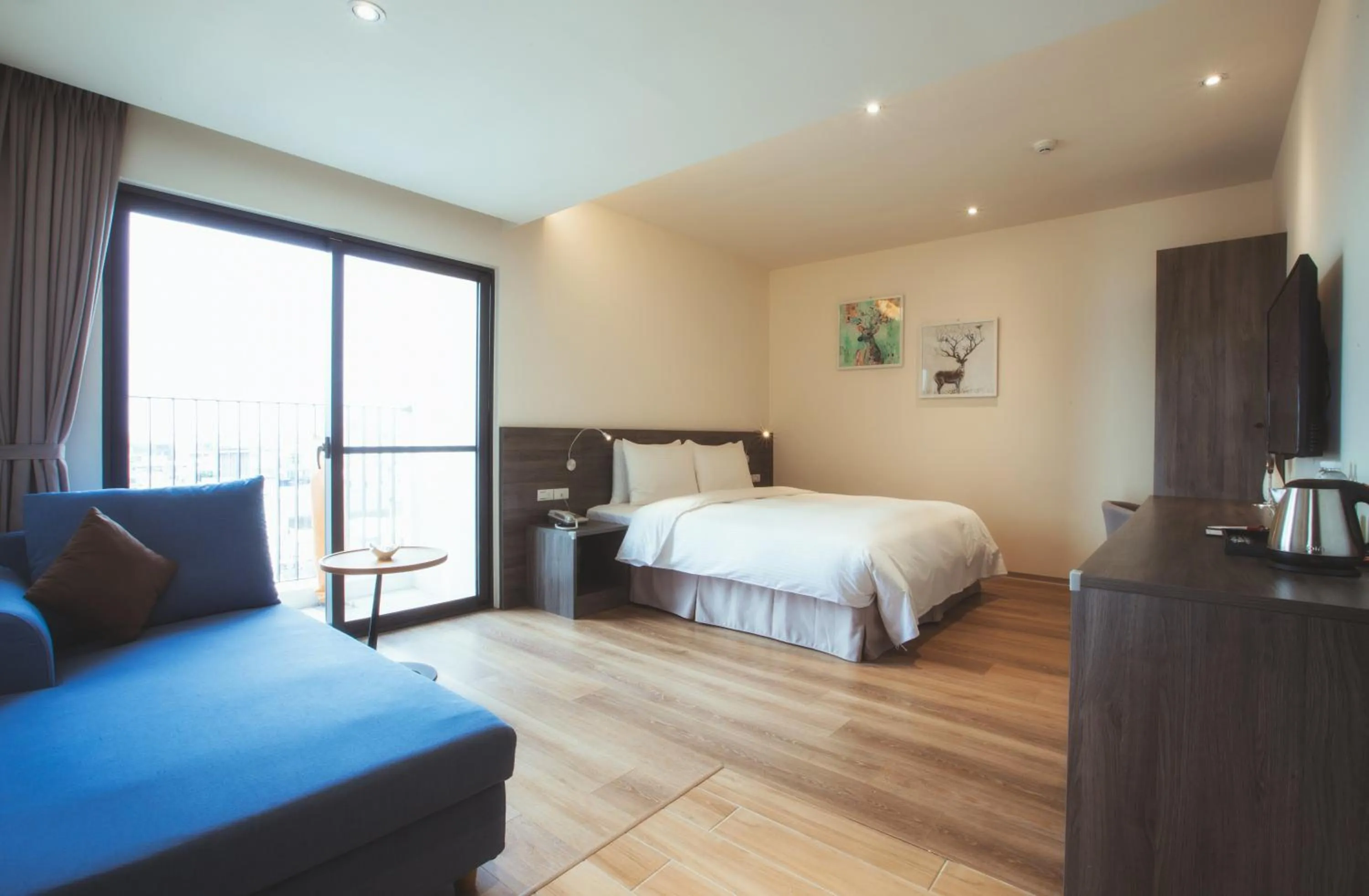 Bed in FangLiao Hotel