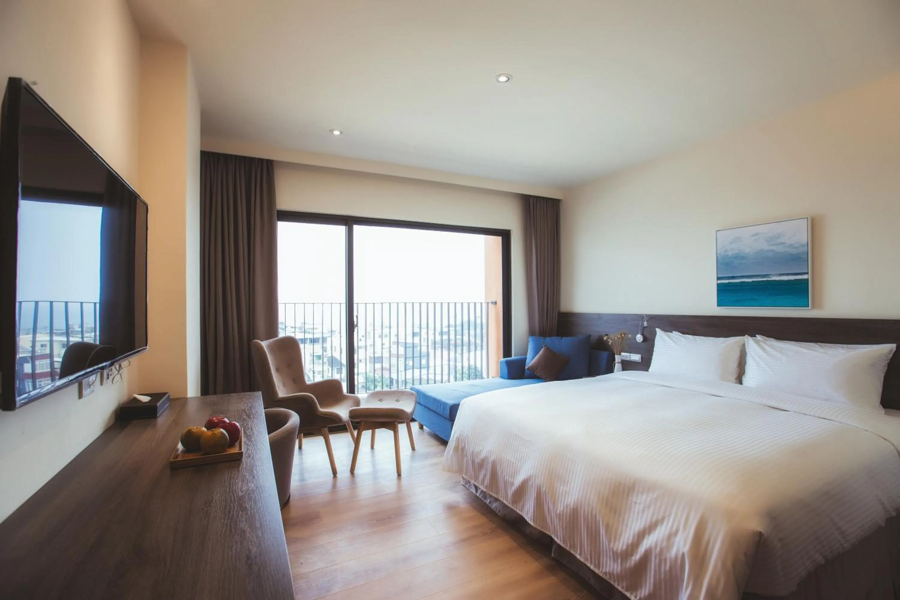 Bed in FangLiao Hotel