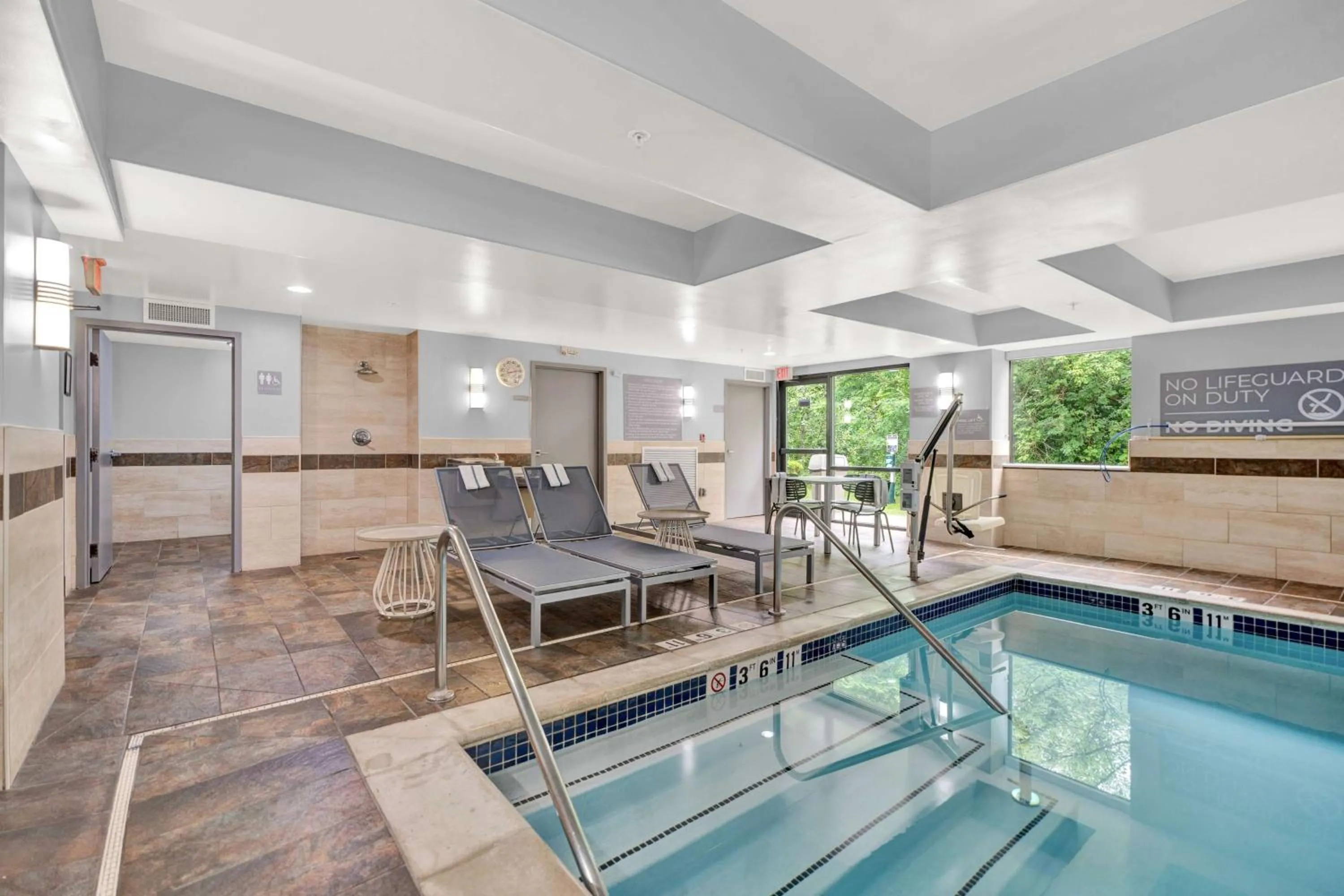 Pool view in Spark by Hilton Plymouth