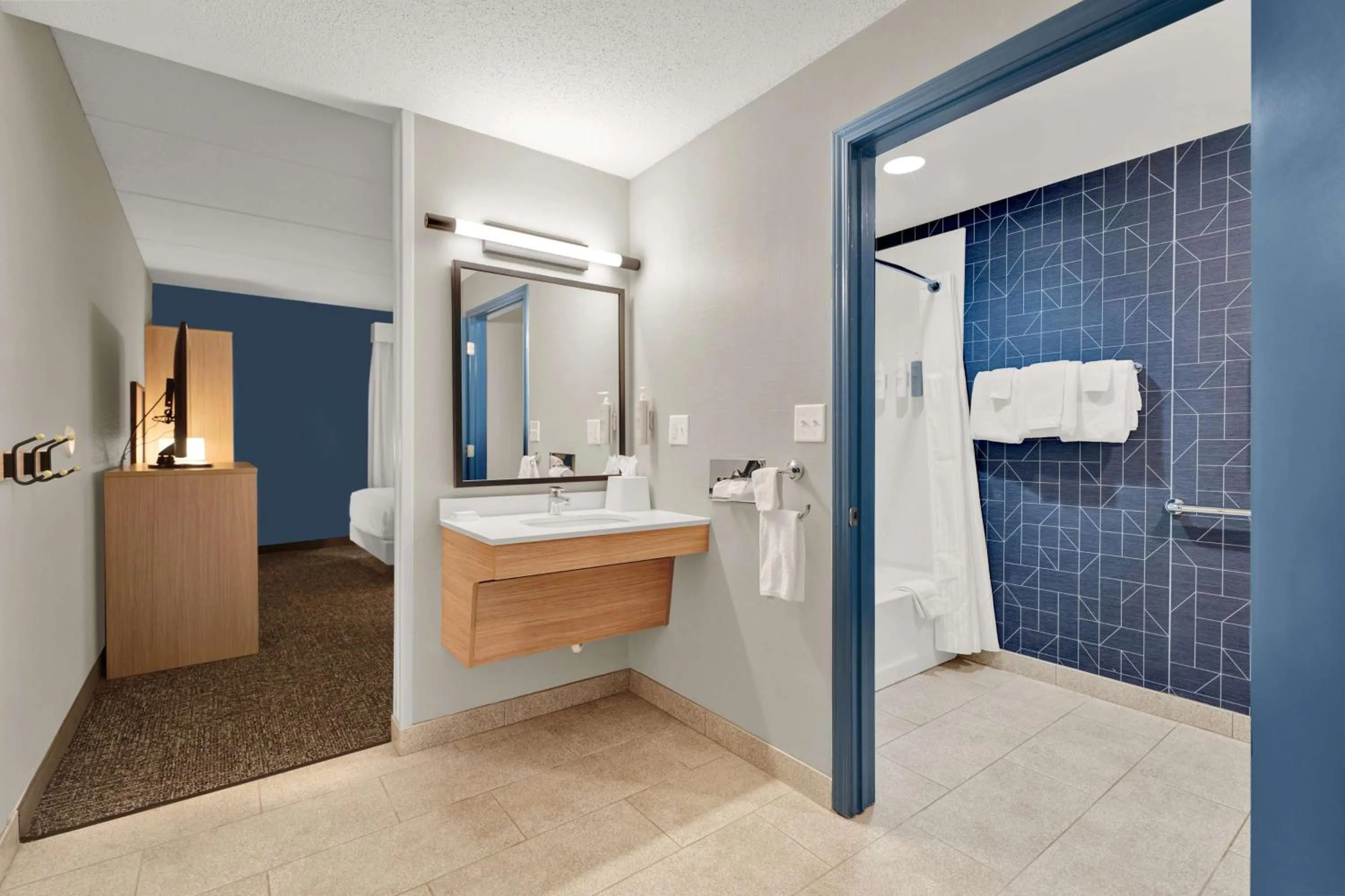 Bathroom in Spark by Hilton Plymouth