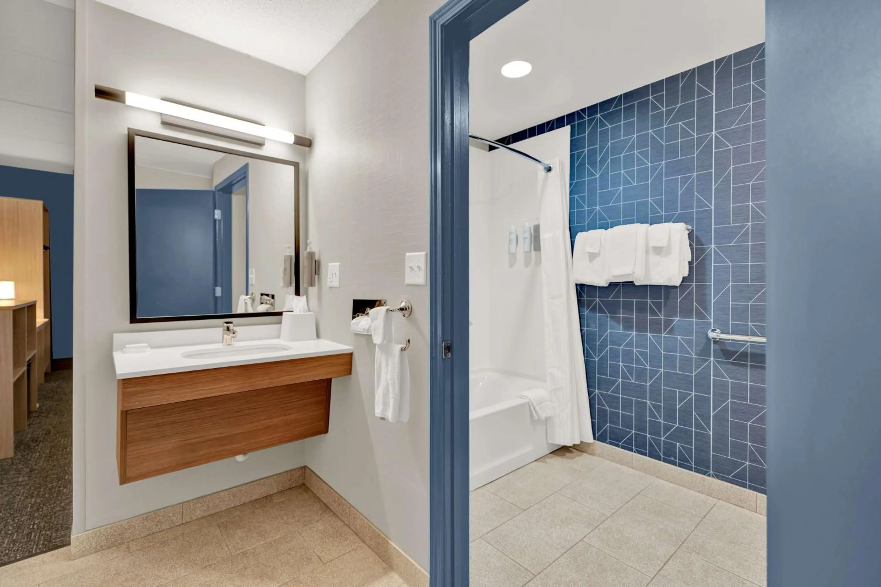 Bathroom in Spark by Hilton Plymouth