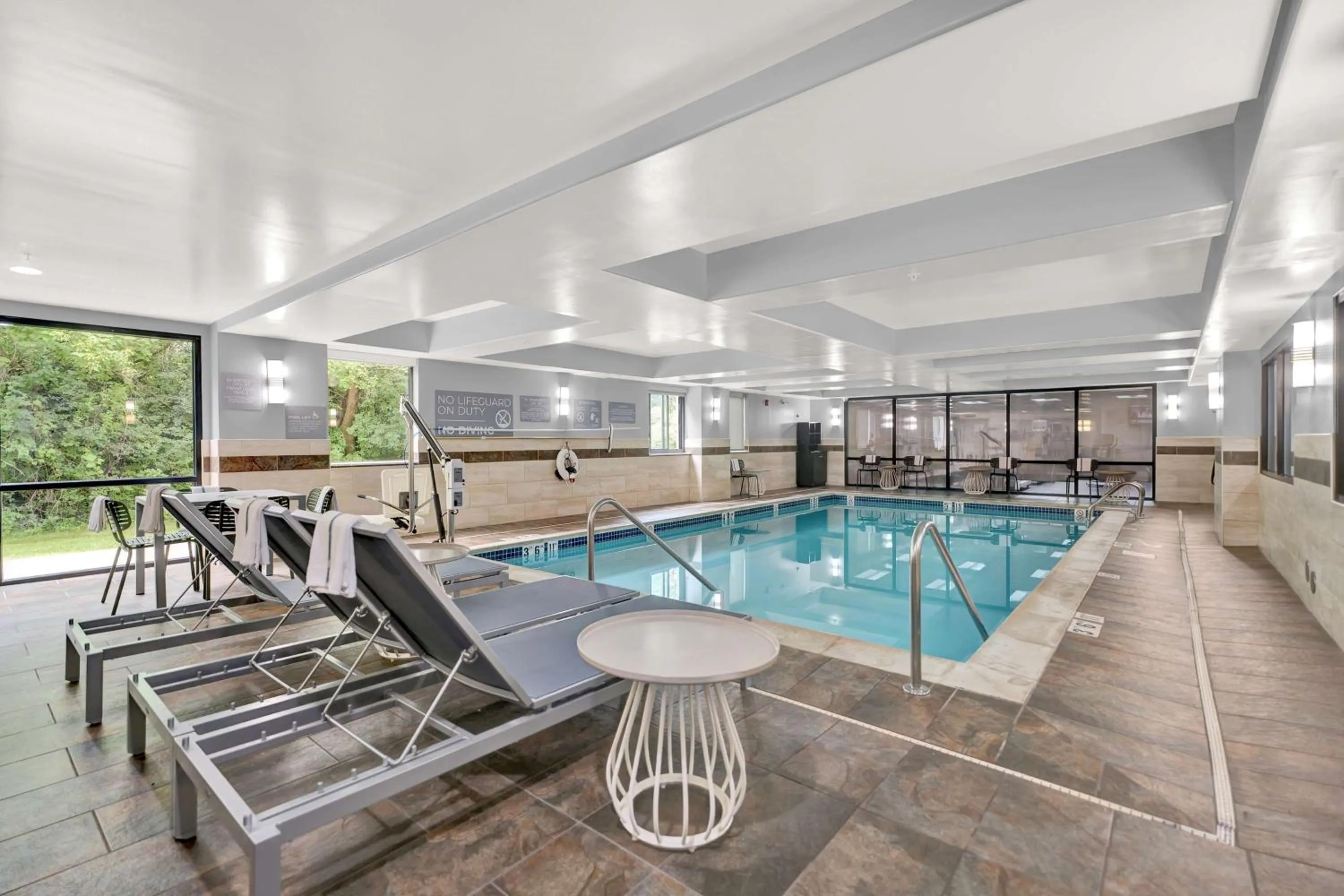 Pool view in Spark by Hilton Plymouth