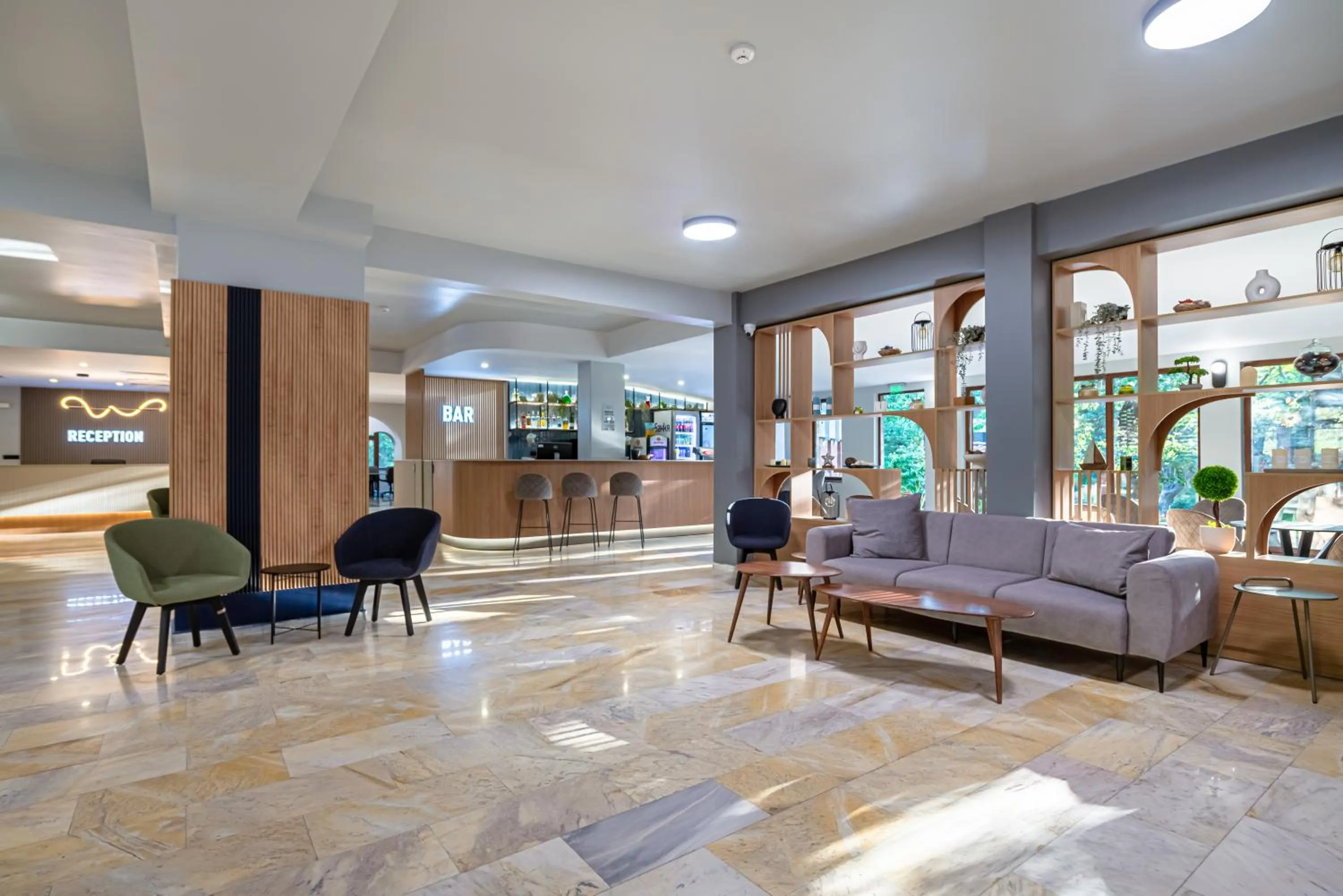 Lobby or reception in Hotel PRESLAV