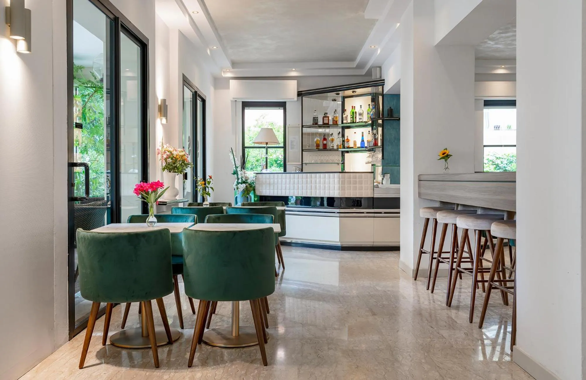 Communal lounge/ TV room in Hotel Stella