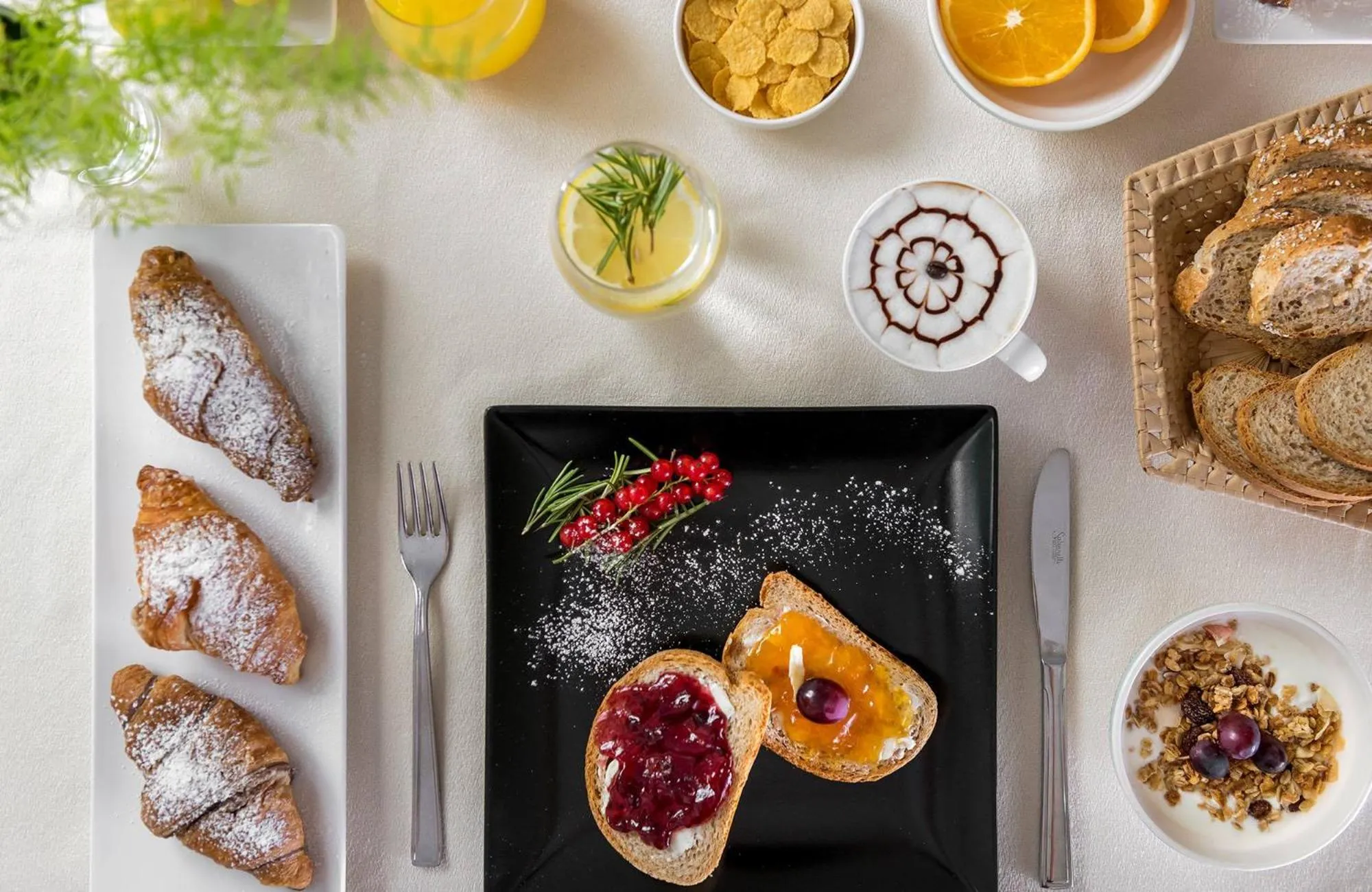 Italian breakfast in Hotel Stella