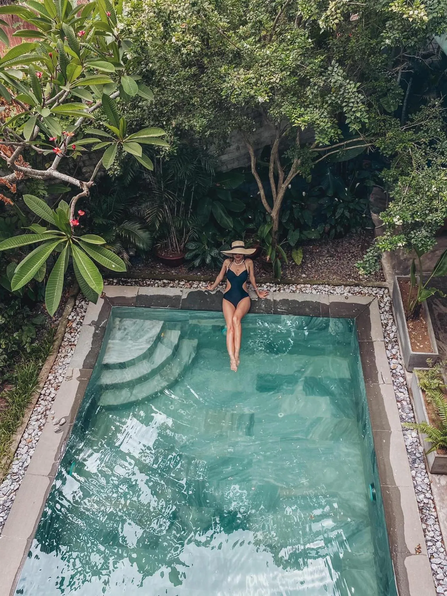 Swimming pool in Villa De Campagne Hoi An- Boutique homestay with pool and family soul