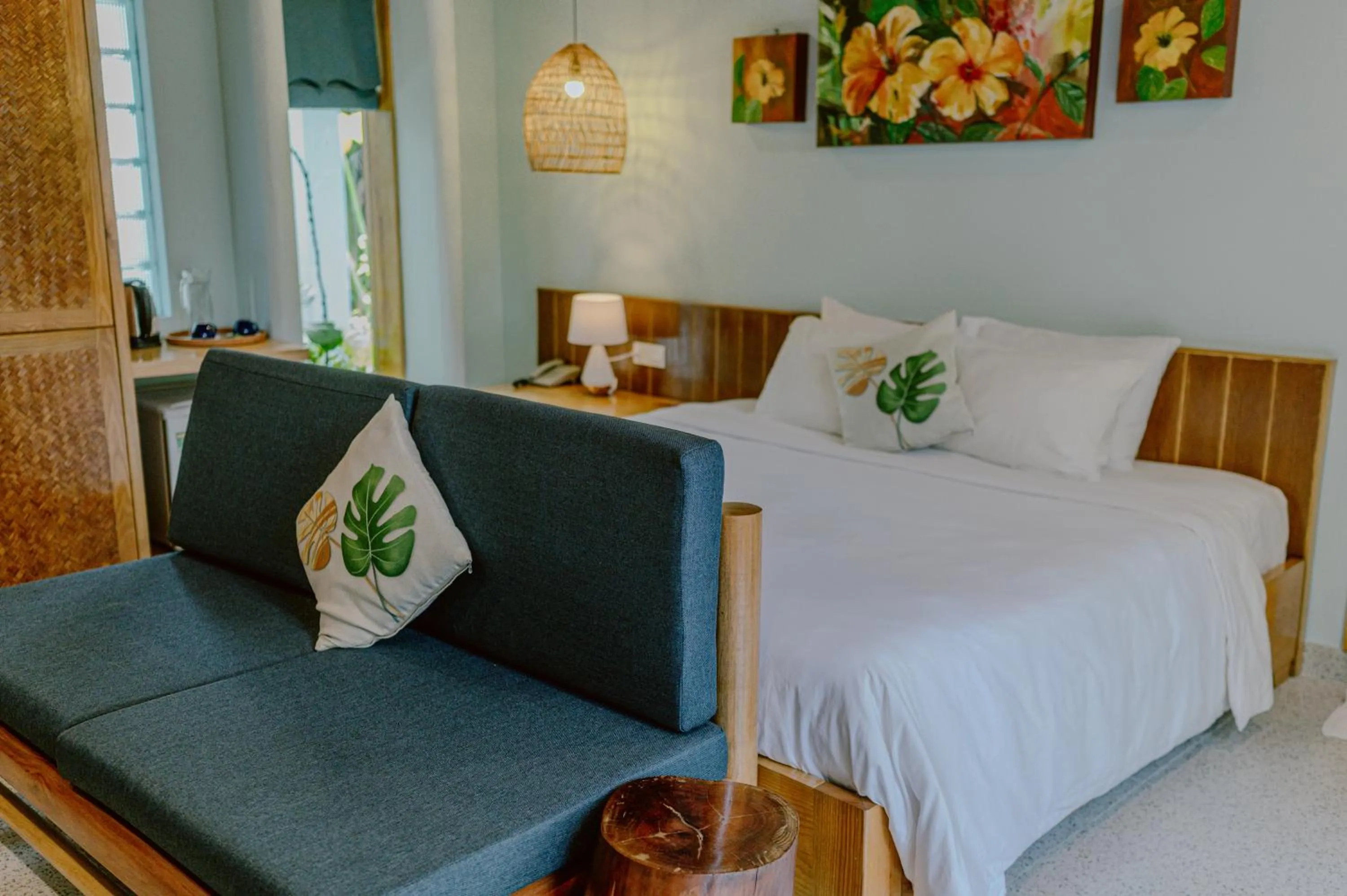 Bed in Villa De Campagne Hoi An- Boutique homestay with pool and family soul