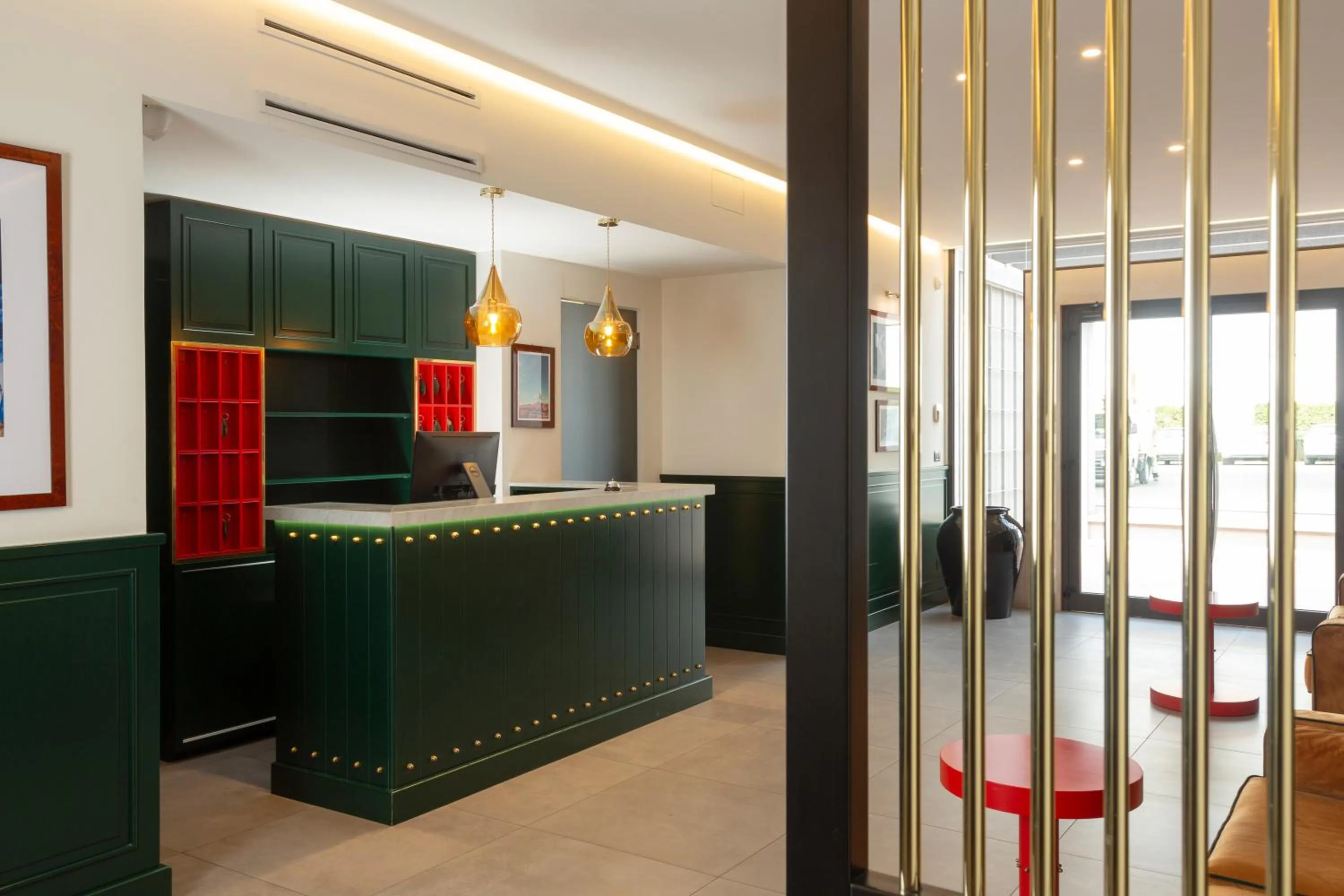 Lobby or reception in Hotel Ghalà