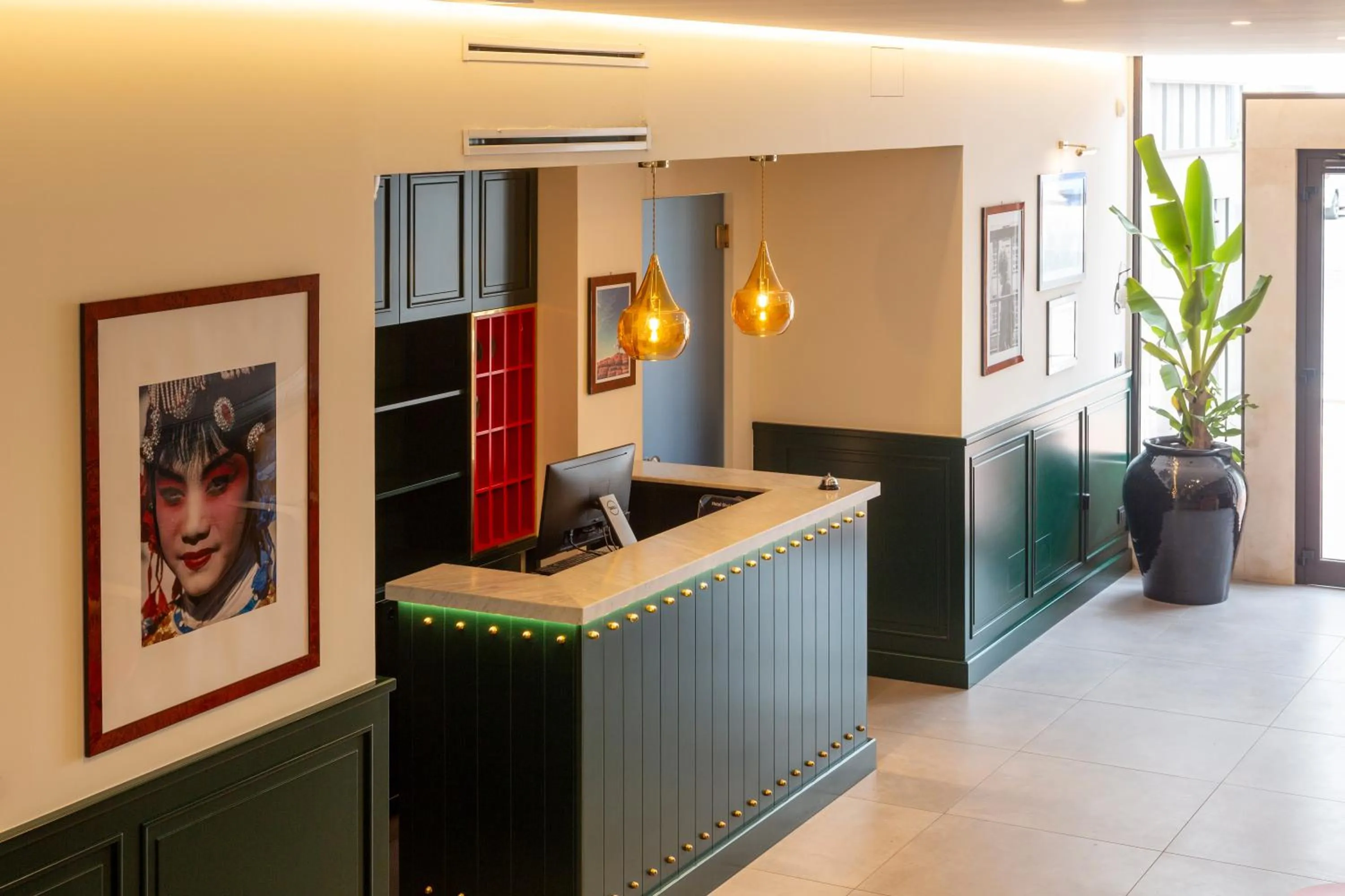 Lobby or reception in Hotel Ghalà