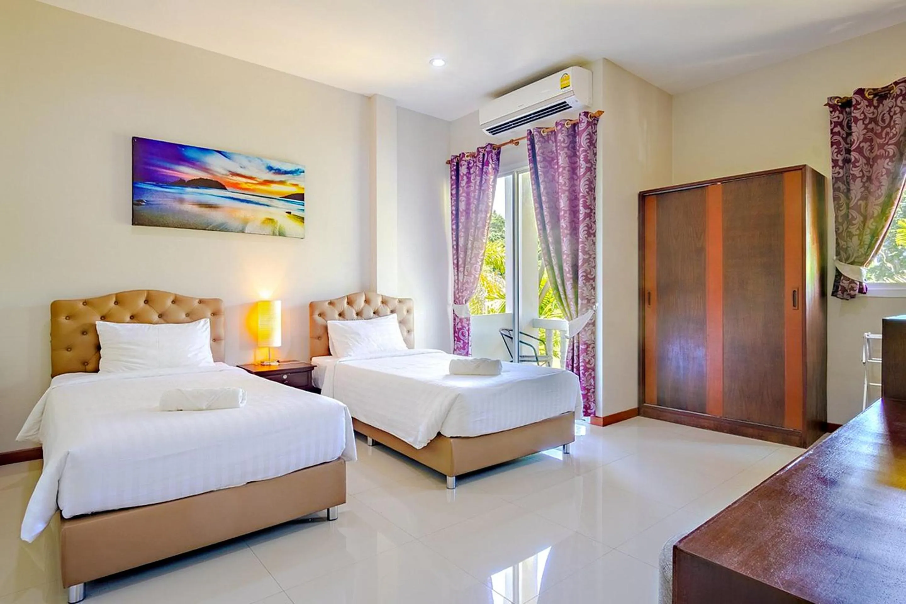 Bed in Maikhao Beach Residence