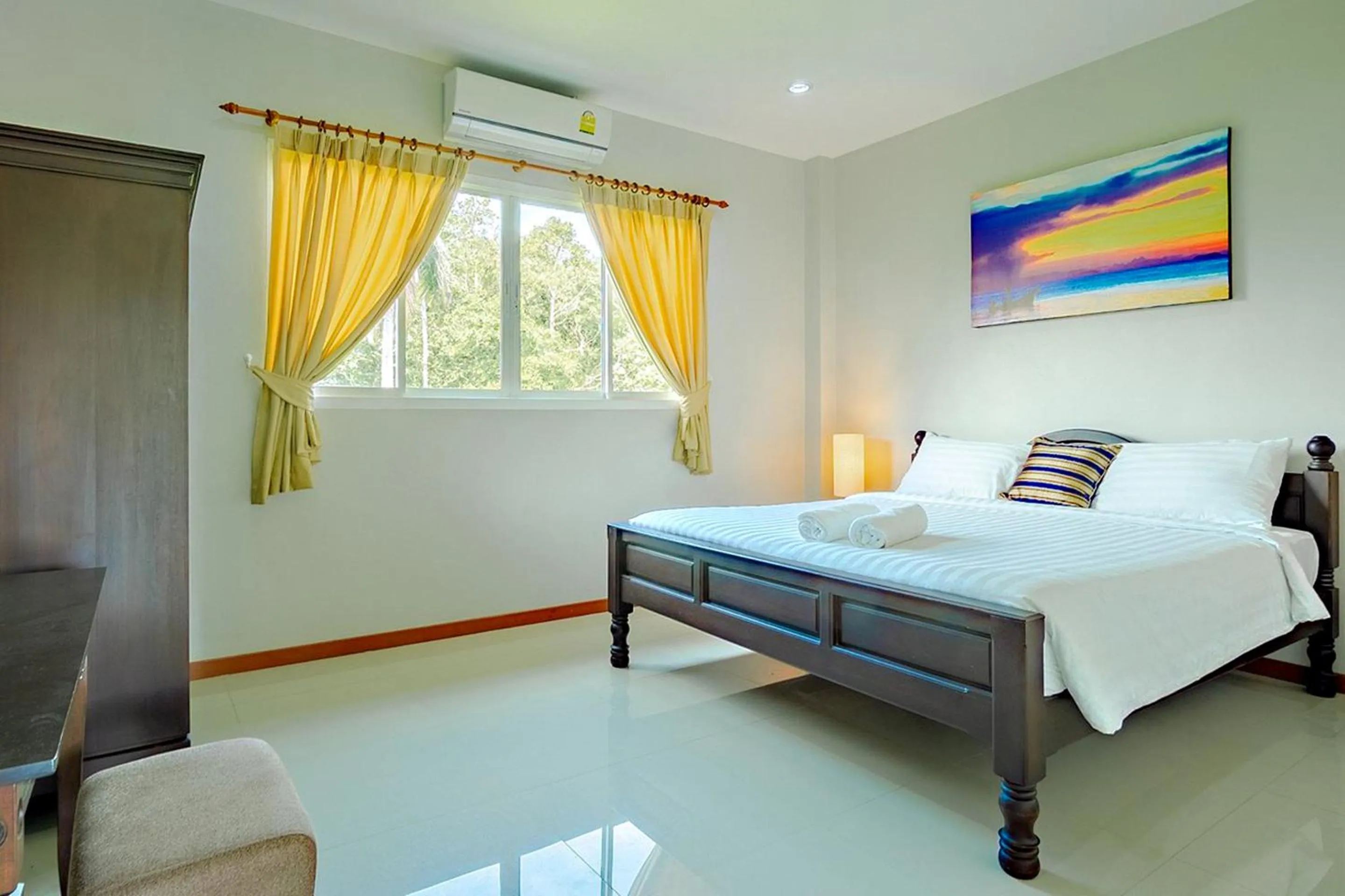 Bed in Maikhao Beach Residence
