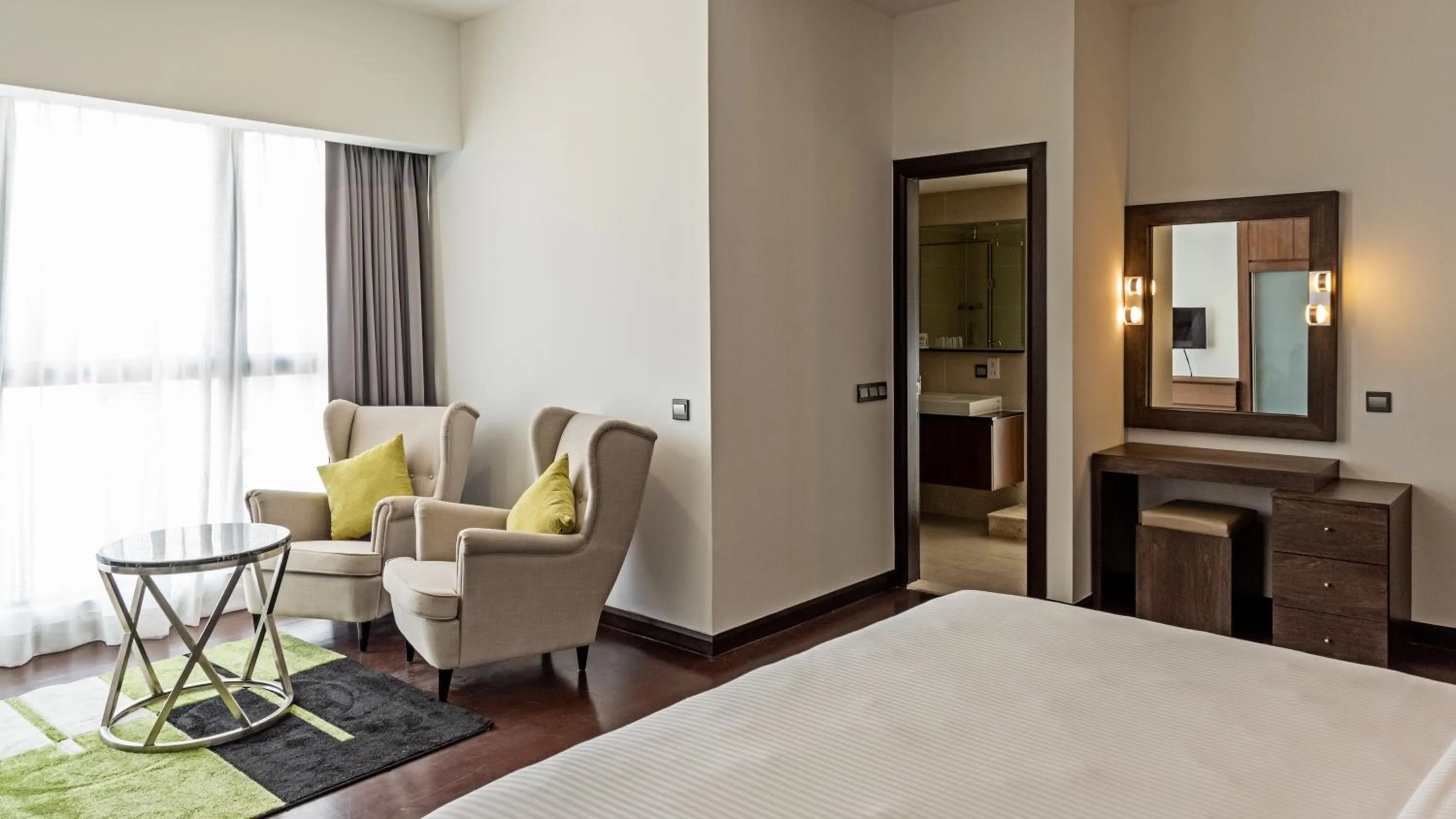 Bedroom, Bed in TRILLION SUITES by SLG