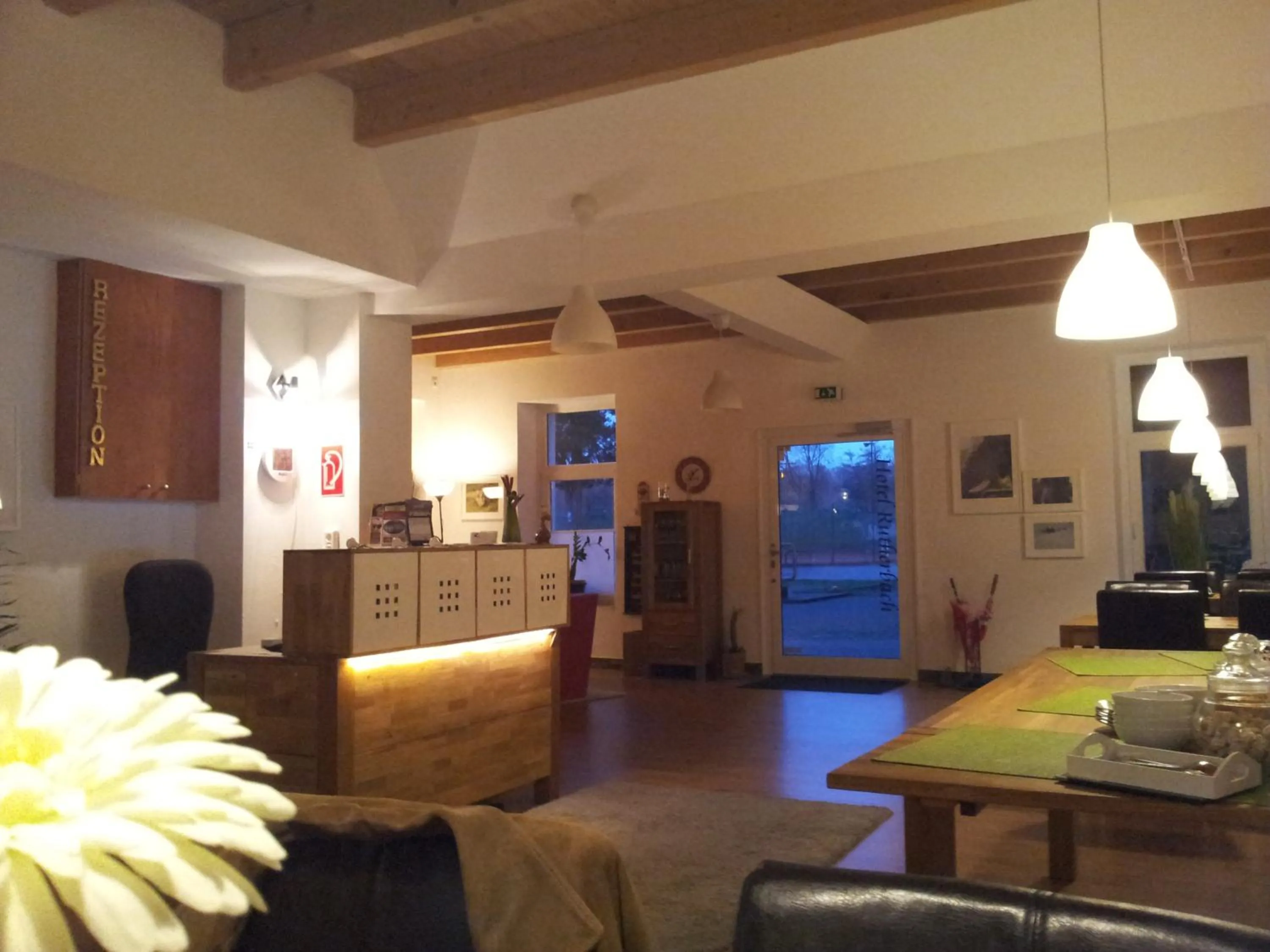 Lobby or reception in Hotel Rutherbach