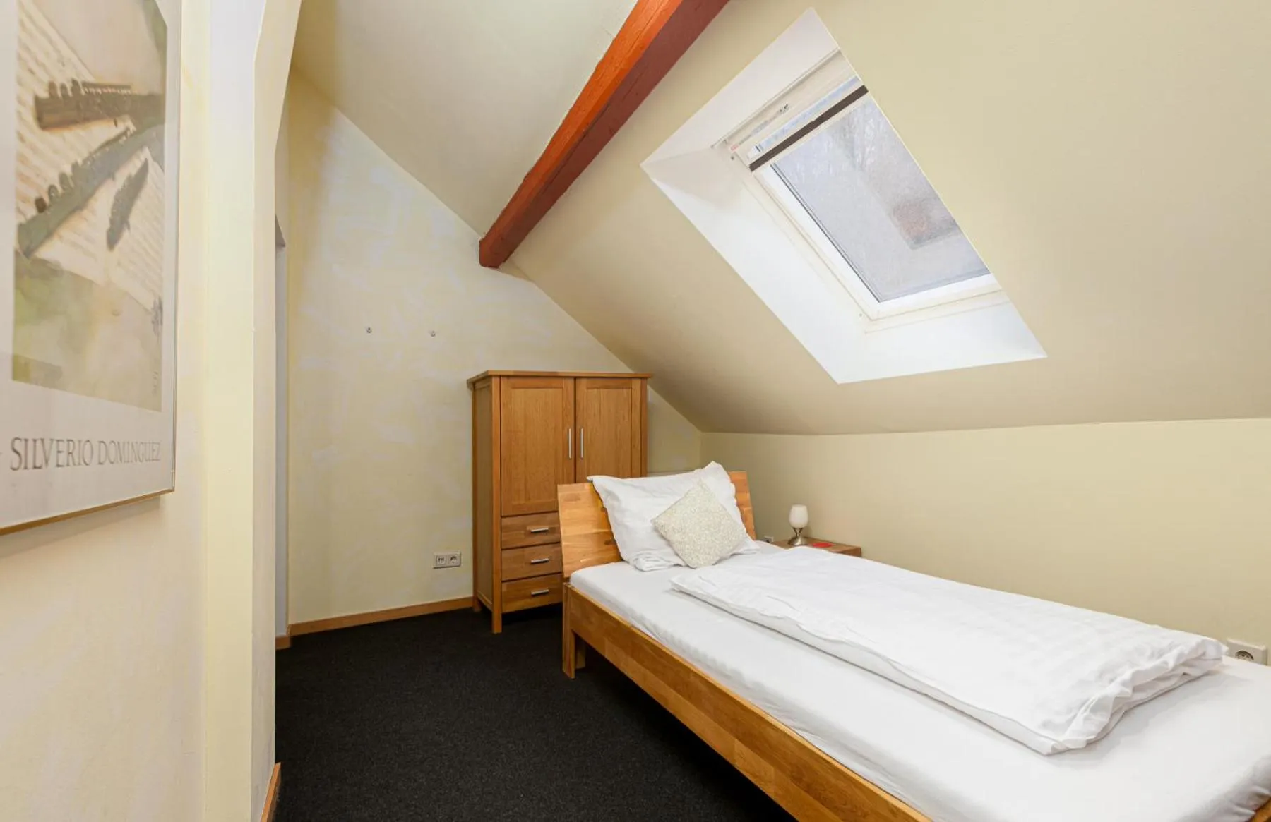 Bed in Hotel Rutherbach