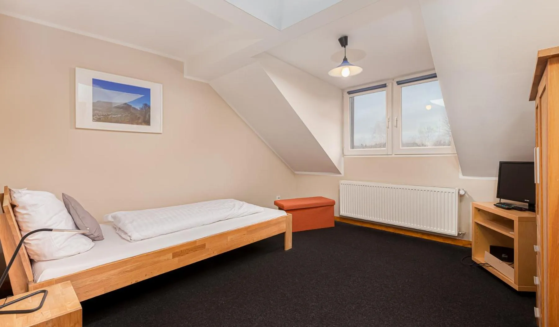 Bed in Hotel Rutherbach