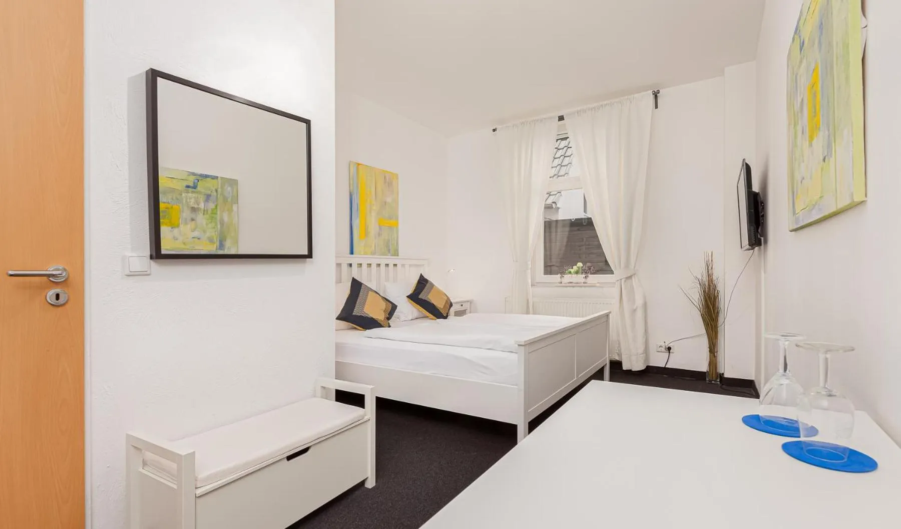 Bed in Hotel Rutherbach