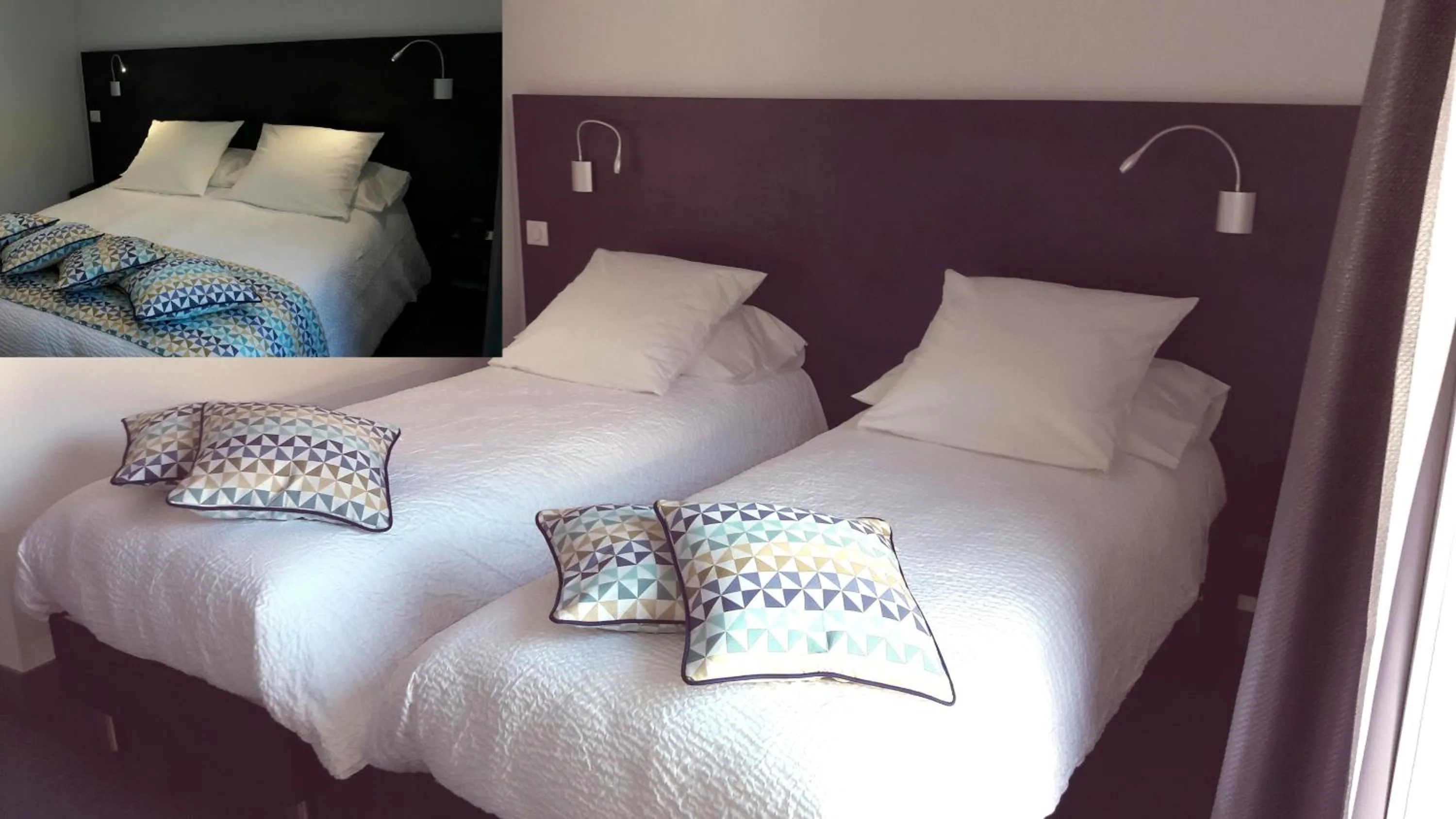 Bed in Hotel L'alpin