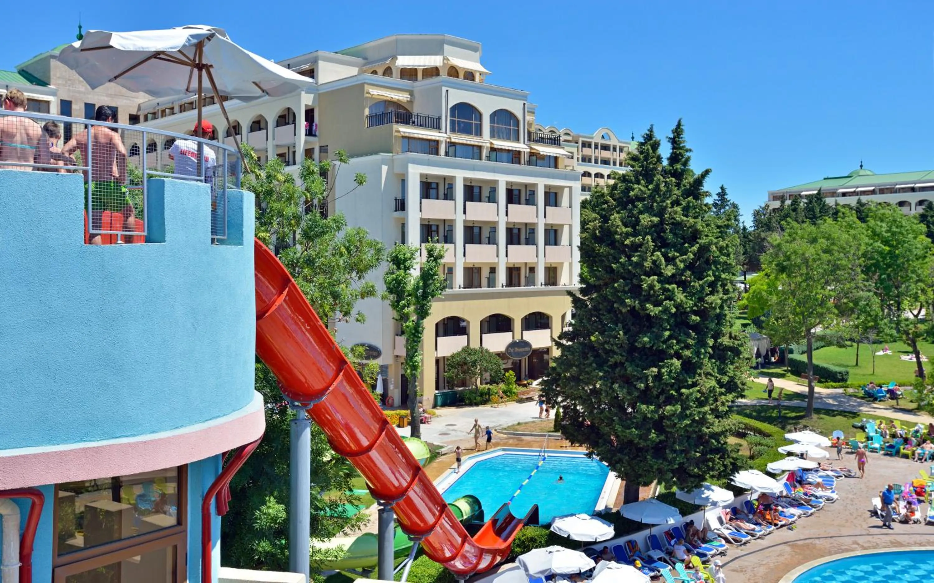 Aqua park in Sol Nessebar Palace All Inclusive