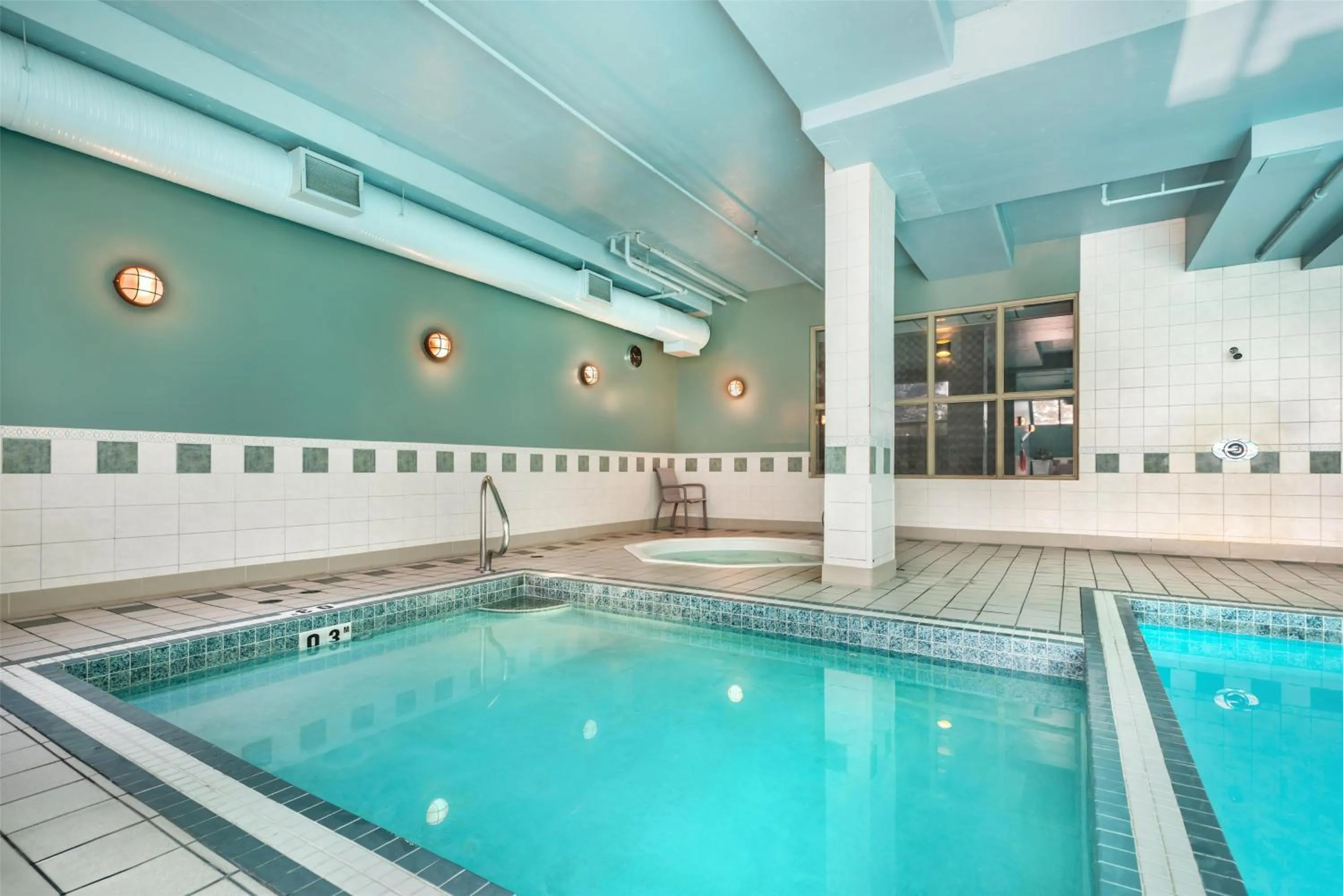 Pool view in Best Western PLUS Calgary Centre Inn