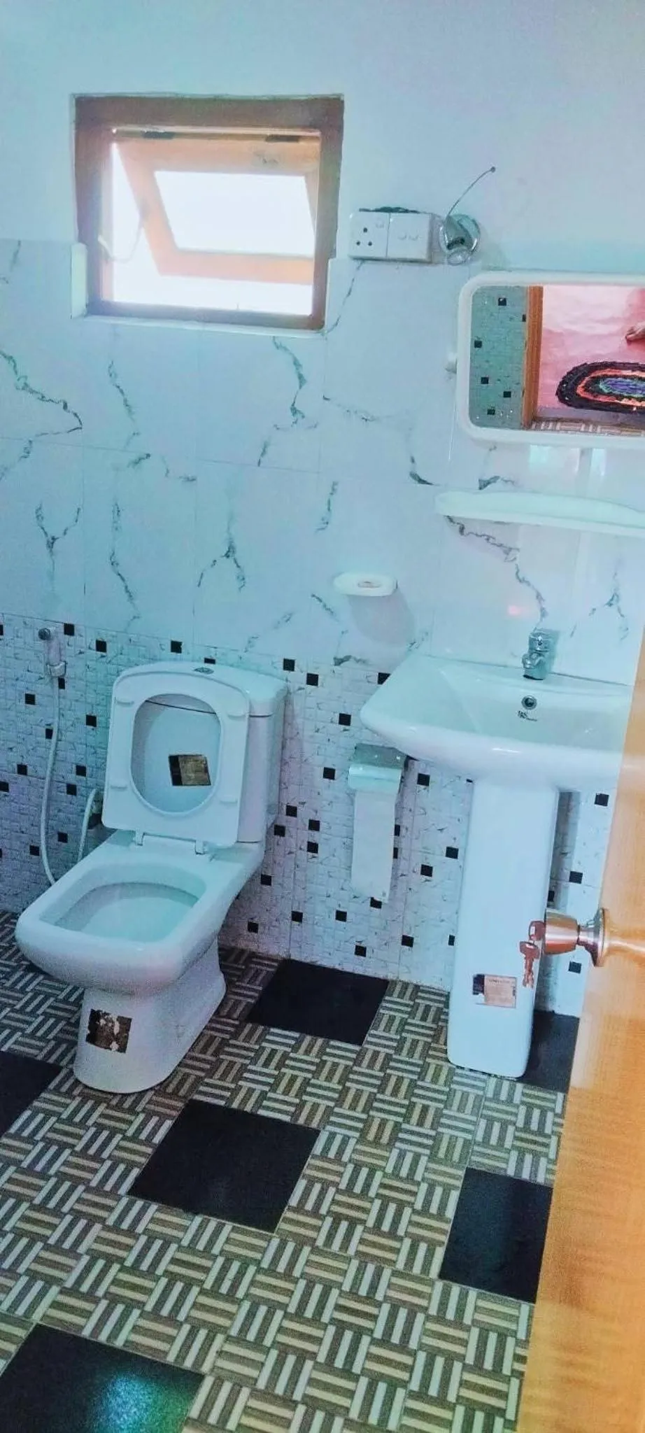 Bathroom in Malithis lodge