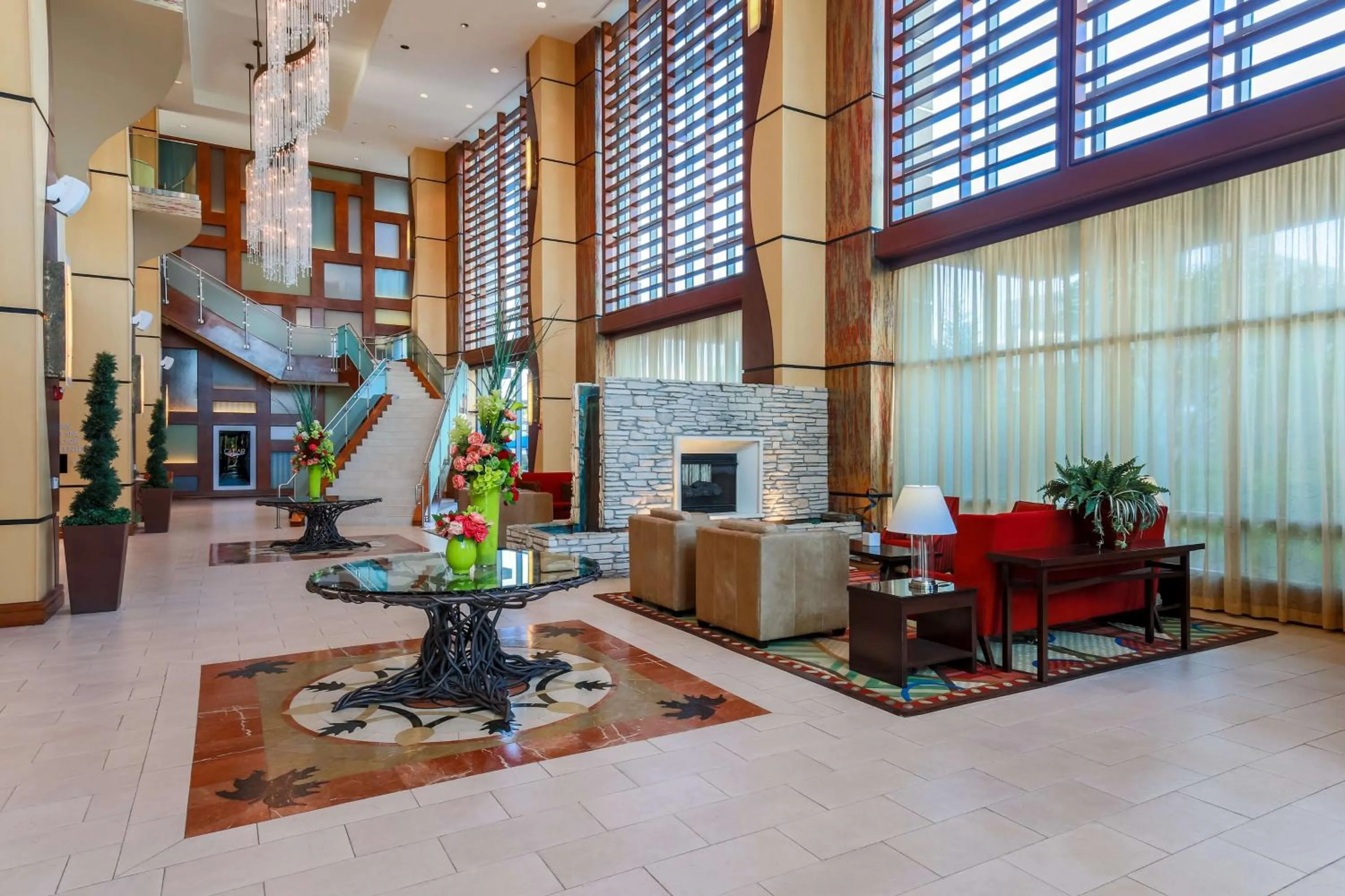 Lobby or reception in Hilton Branson Convention Center