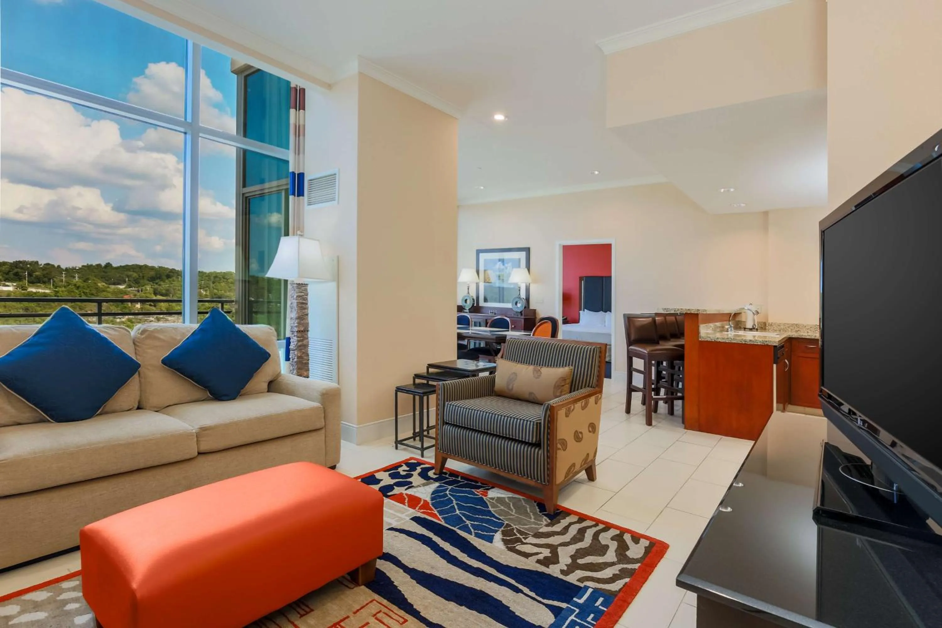 Living room in Hilton Branson Convention Center