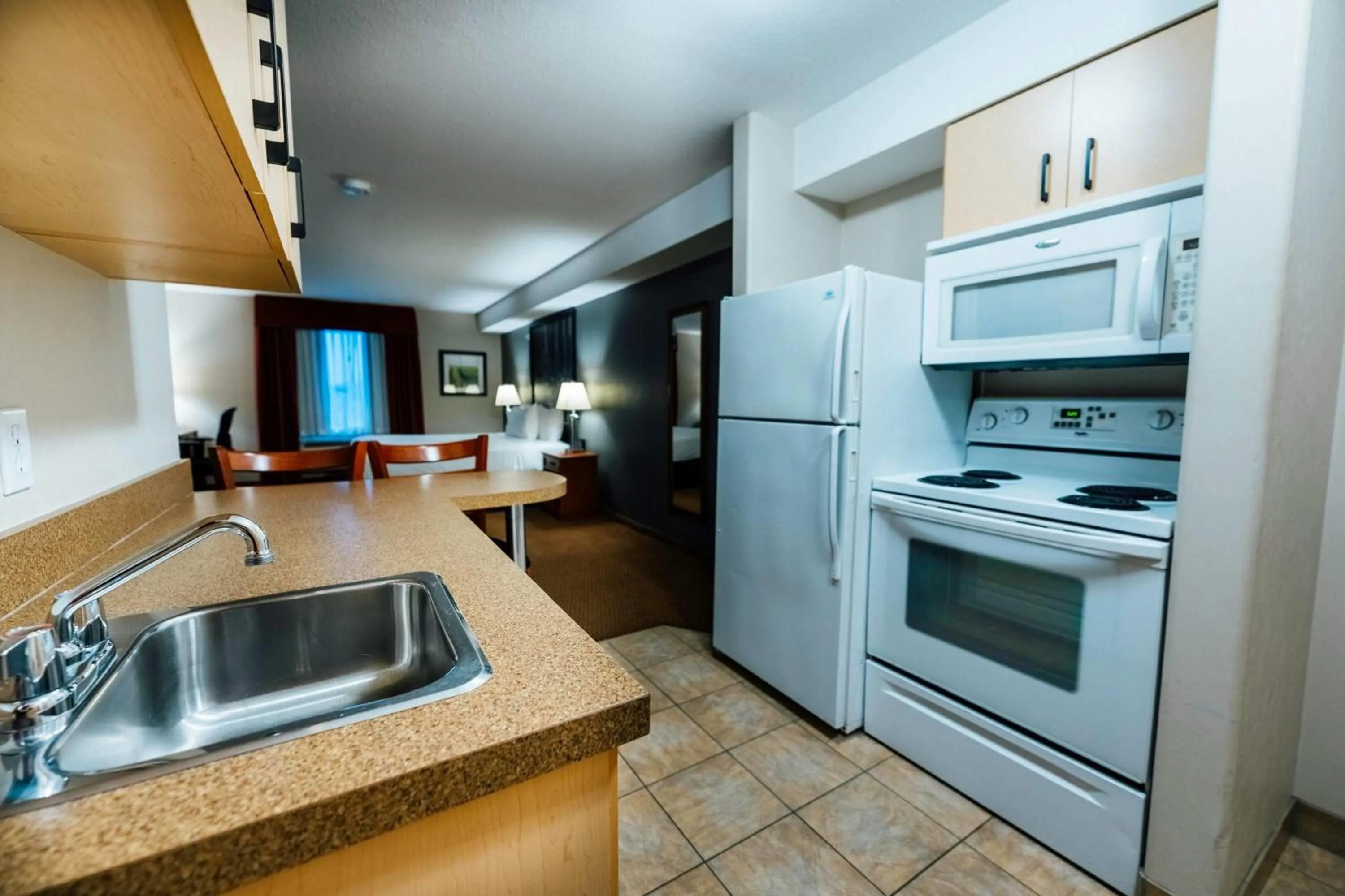 Photo of the whole room in Super 8 by Wyndham Grande Prairie