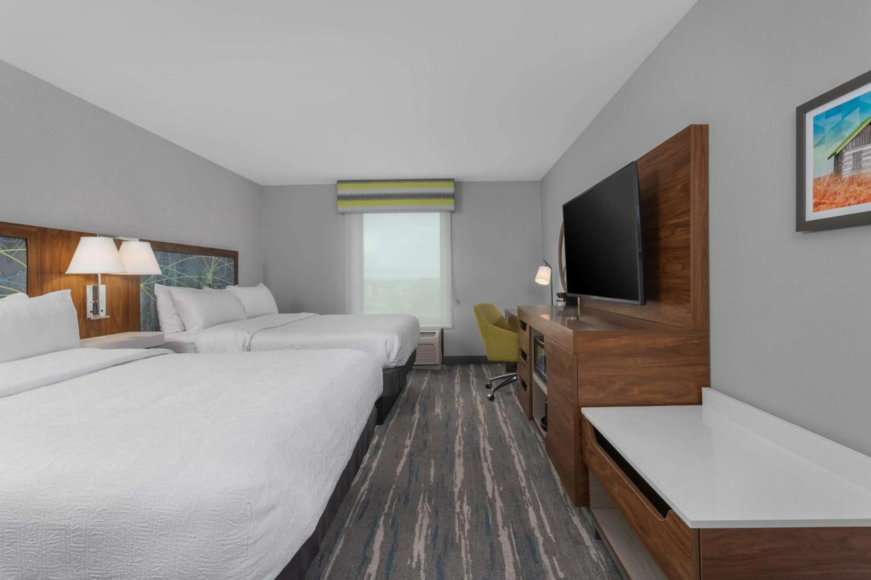 Bedroom, Bed in Hampton Inn and Suites - Lincoln Northeast