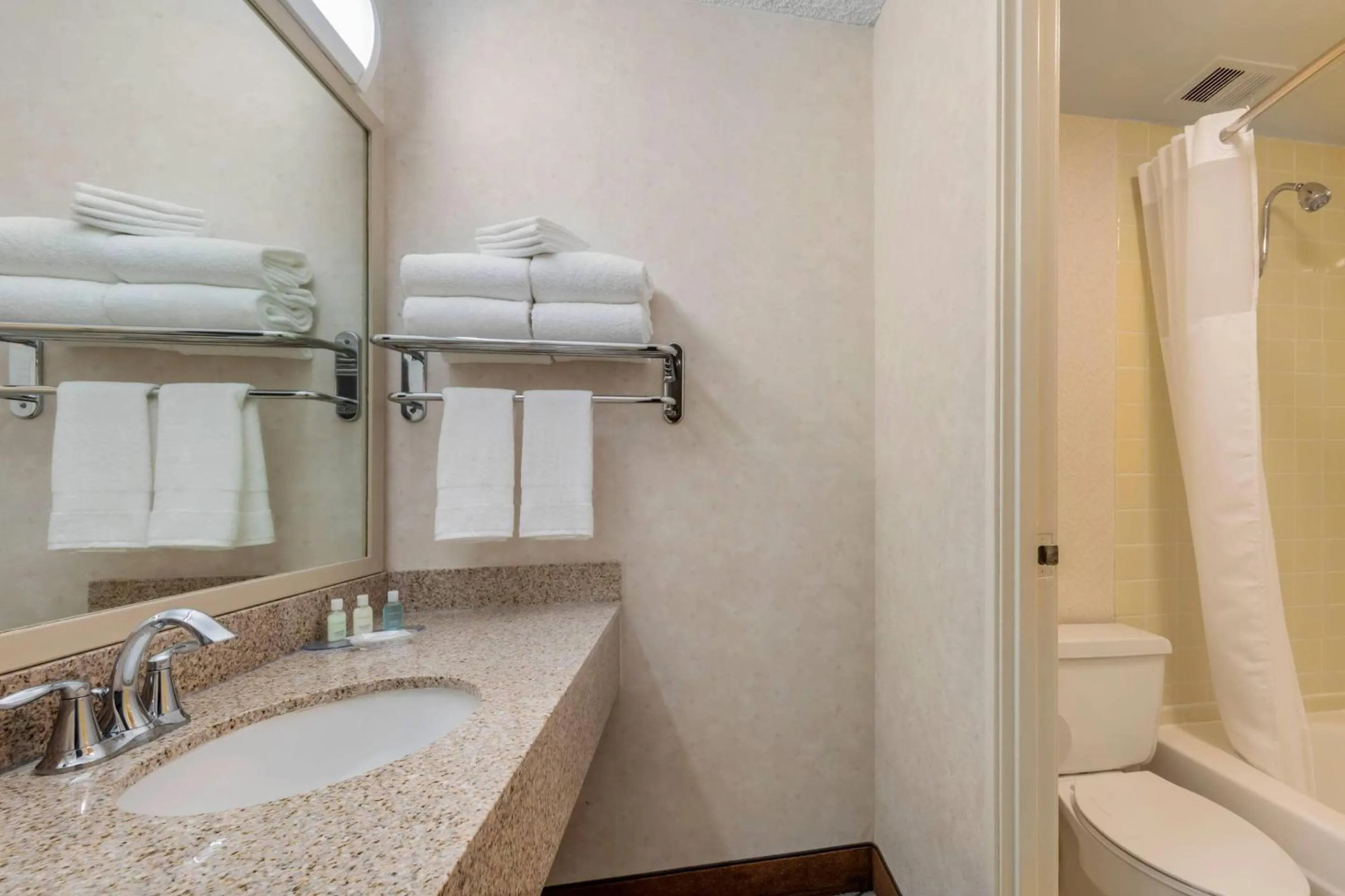 Bedroom in Clarion Hotel Anaheim Resort