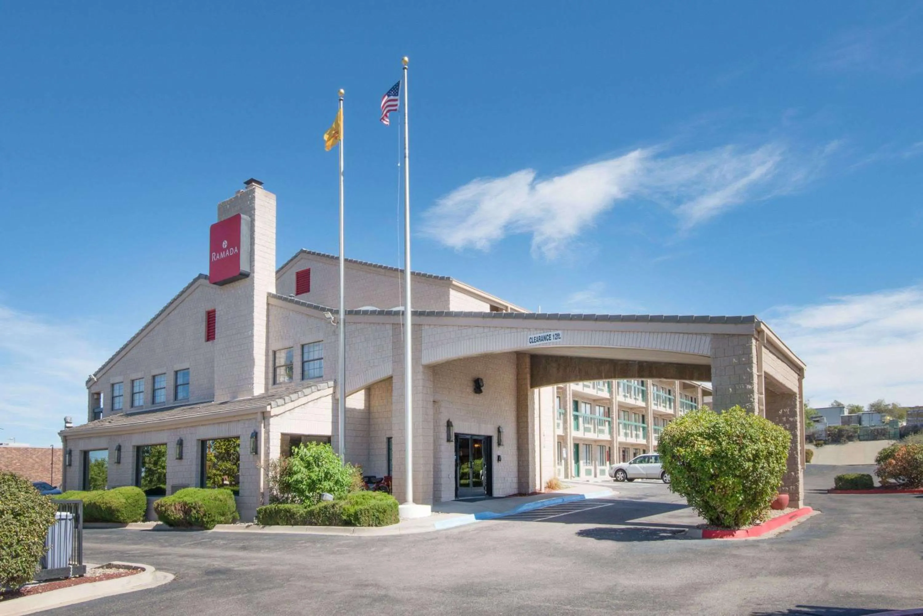 Property building in Ramada by Wyndham Albuquerque Airport