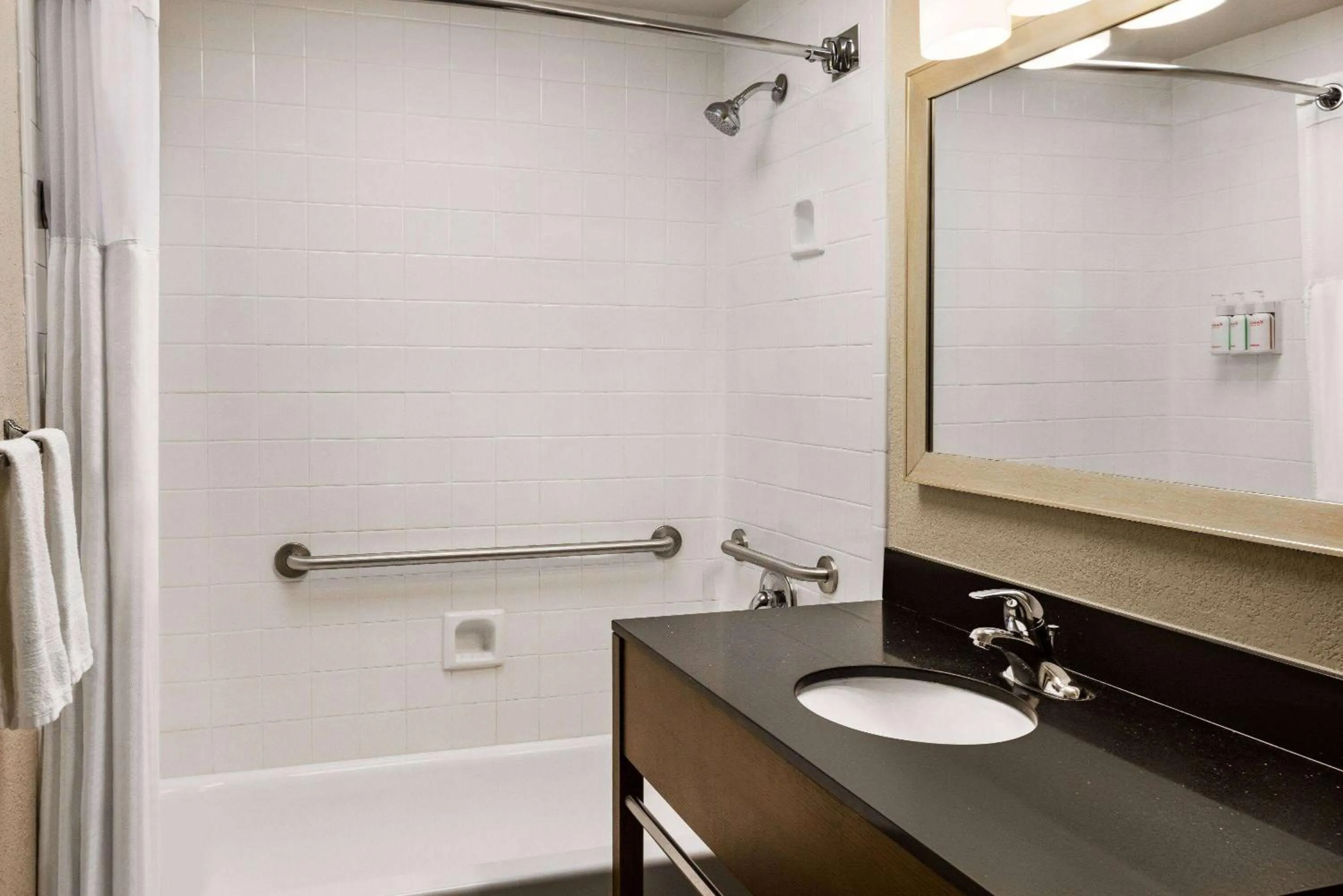 Shower in Ramada by Wyndham Albuquerque Airport