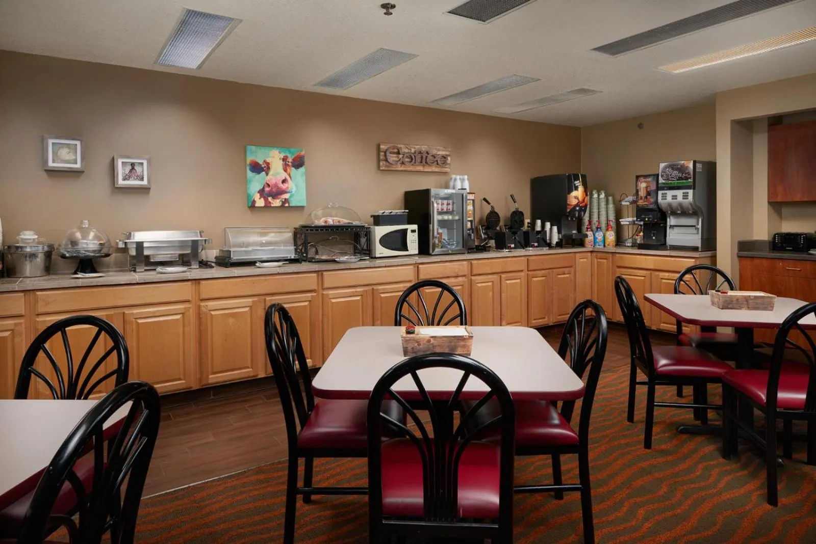 Breakfast in The Hotel Garibaldi