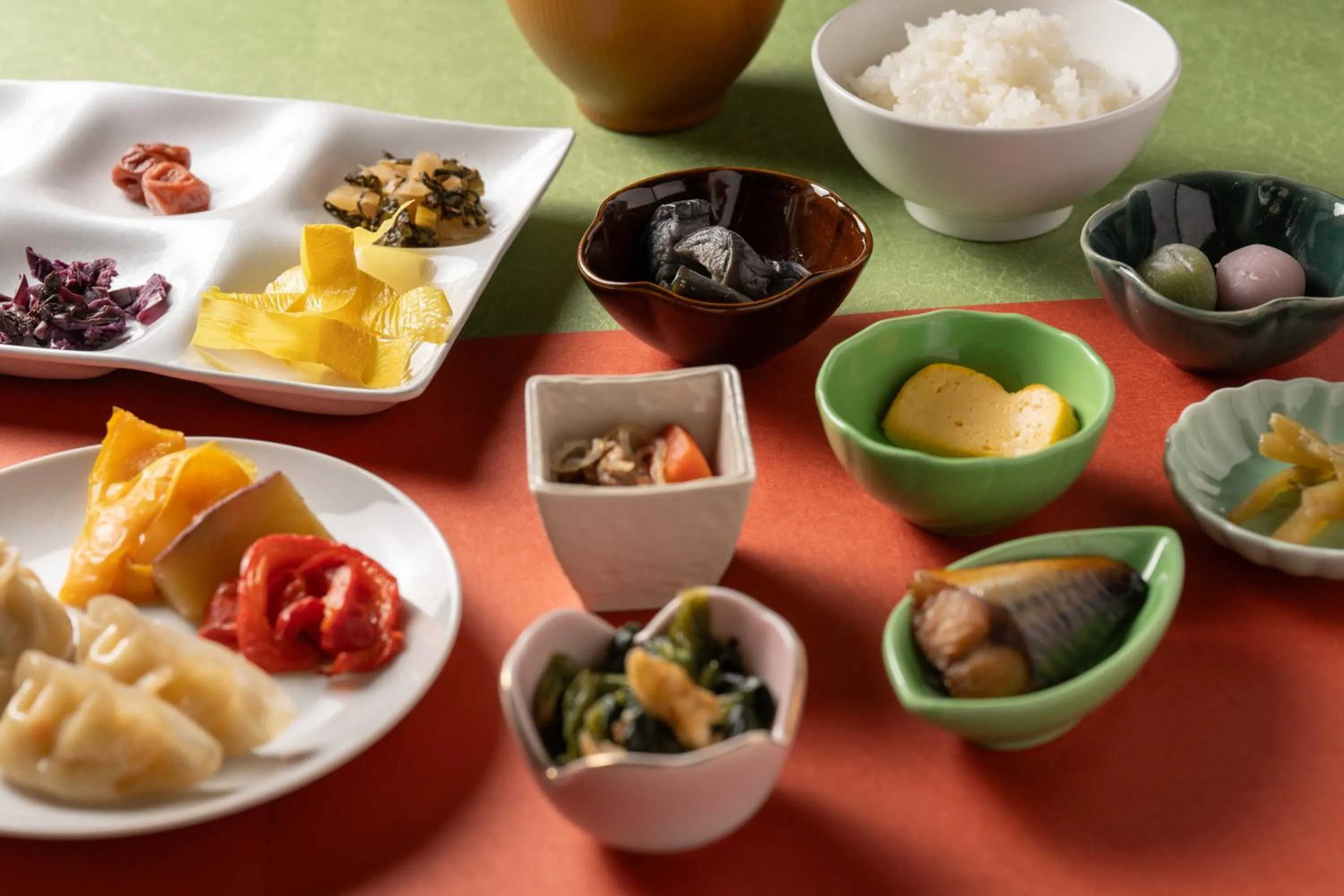 Buffet breakfast in Hotel Vista Premio Kyoto Kawaramachi St