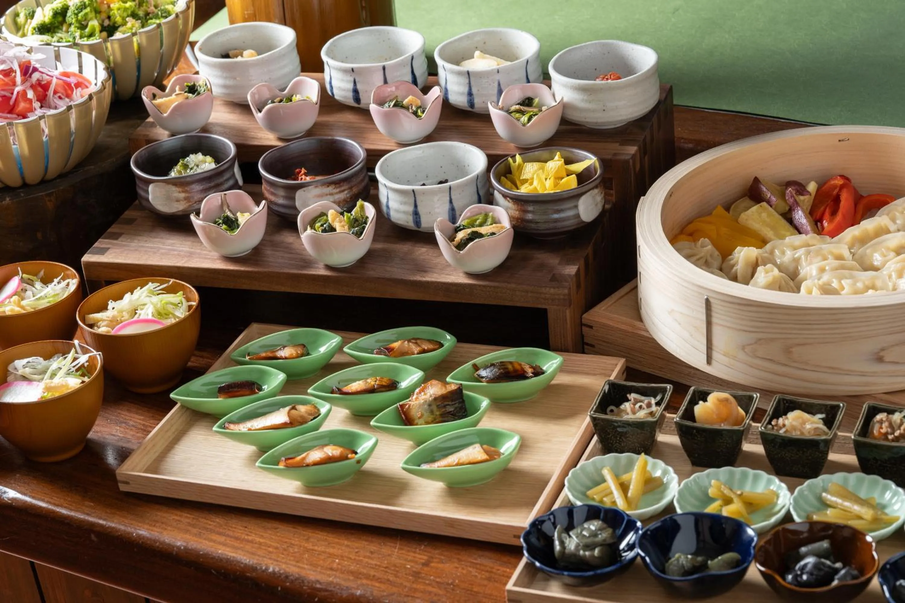 Buffet breakfast in Hotel Vista Premio Kyoto Kawaramachi St