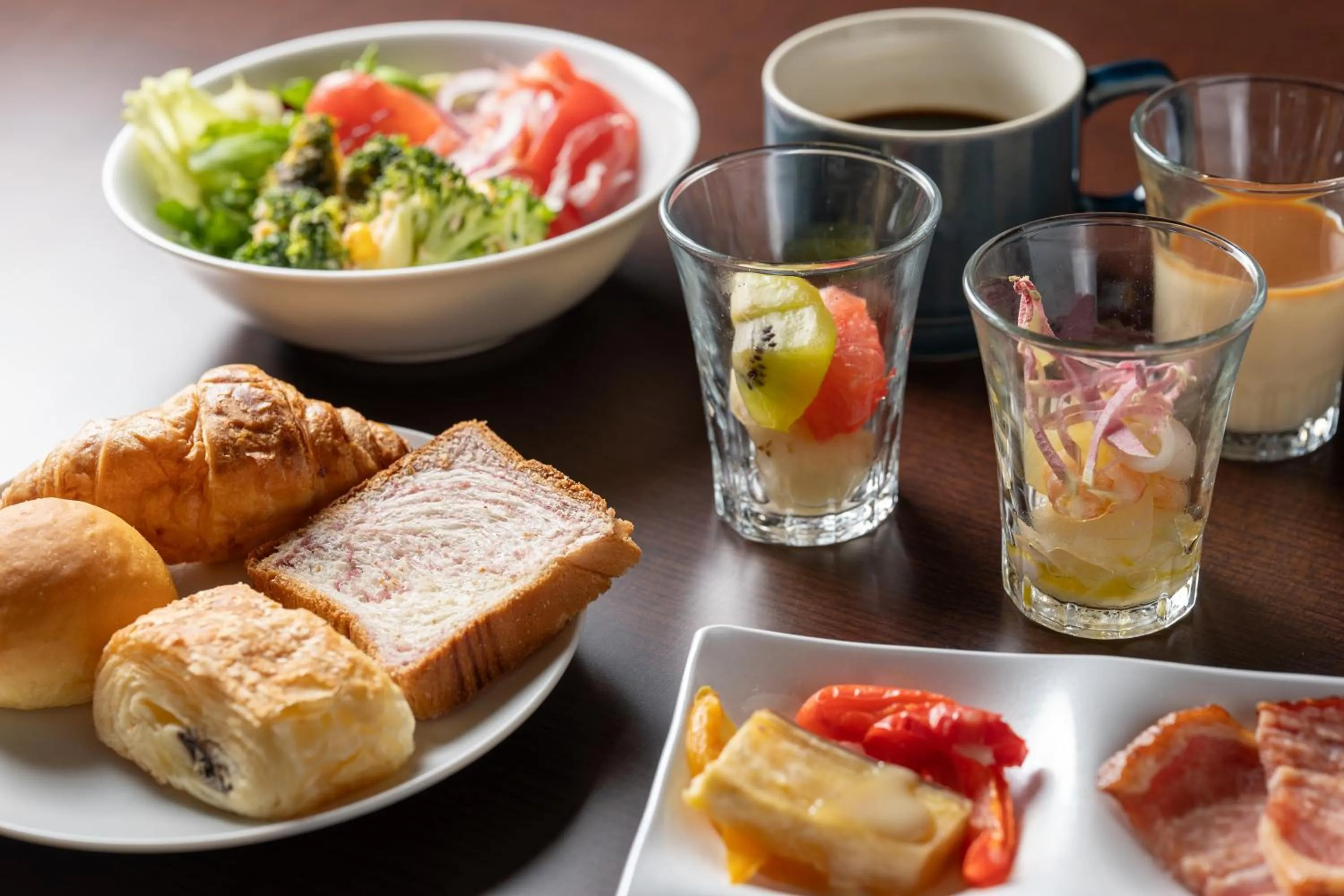 Buffet breakfast in Hotel Vista Premio Kyoto Kawaramachi St