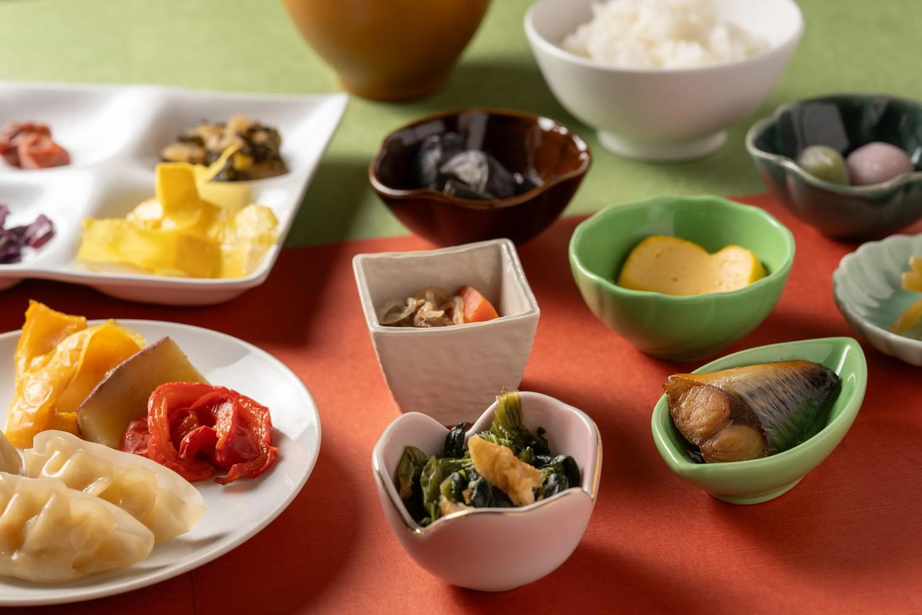 Buffet breakfast in Hotel Vista Premio Kyoto Kawaramachi St