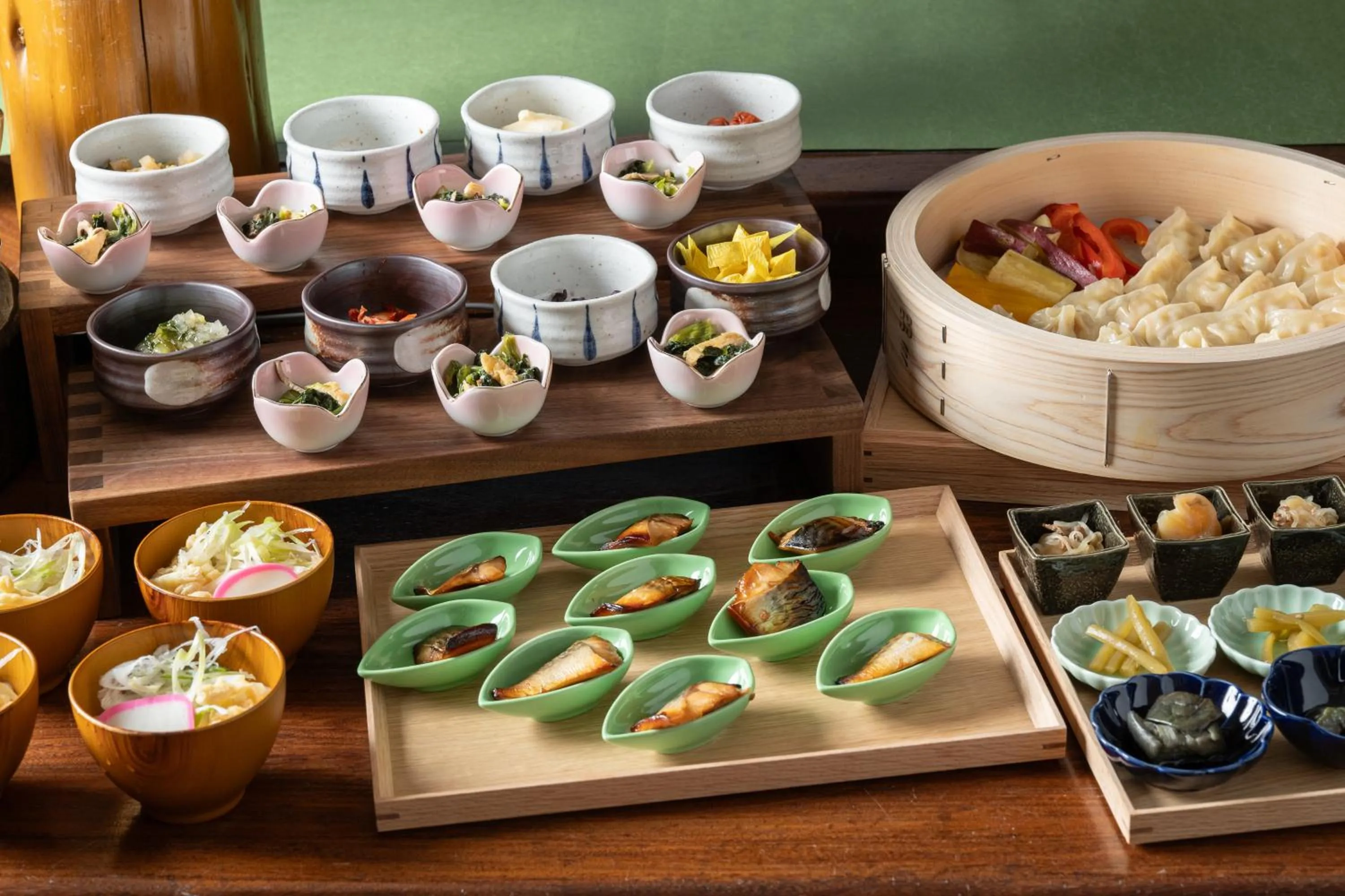 Buffet breakfast in Hotel Vista Premio Kyoto Kawaramachi St