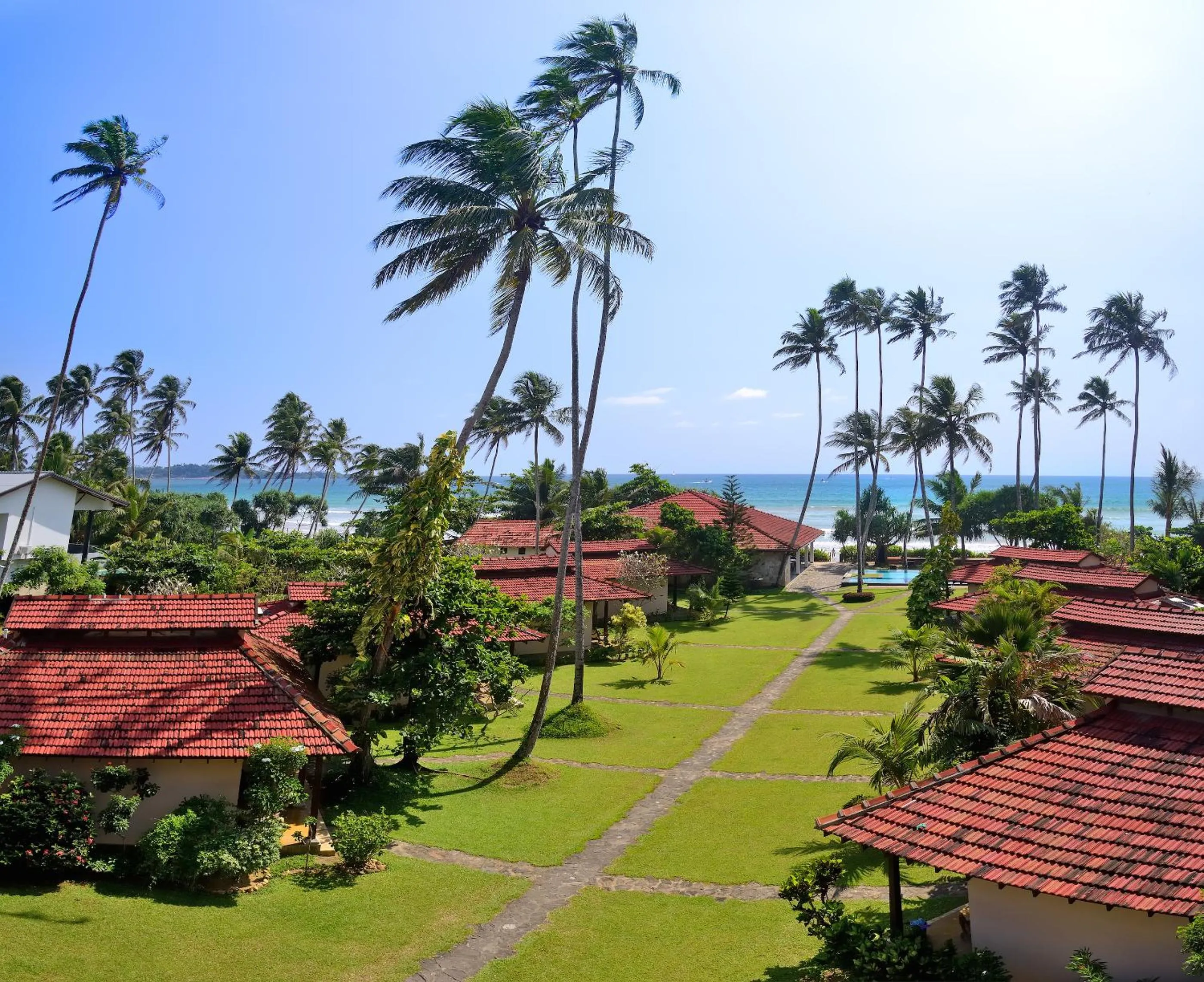Garden view in Weligama Bay Resort