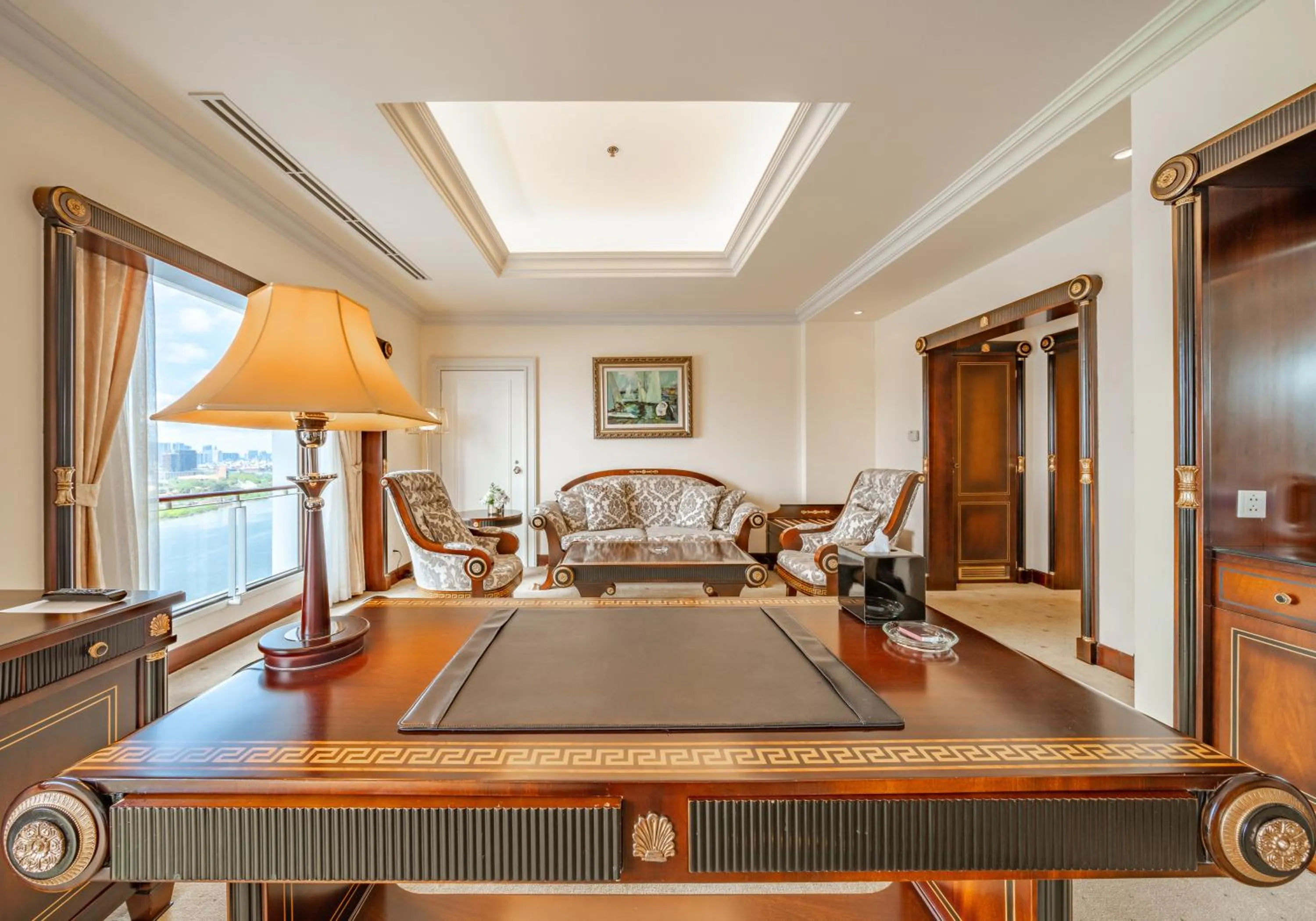 Seating area in Lotte Hotel Saigon
