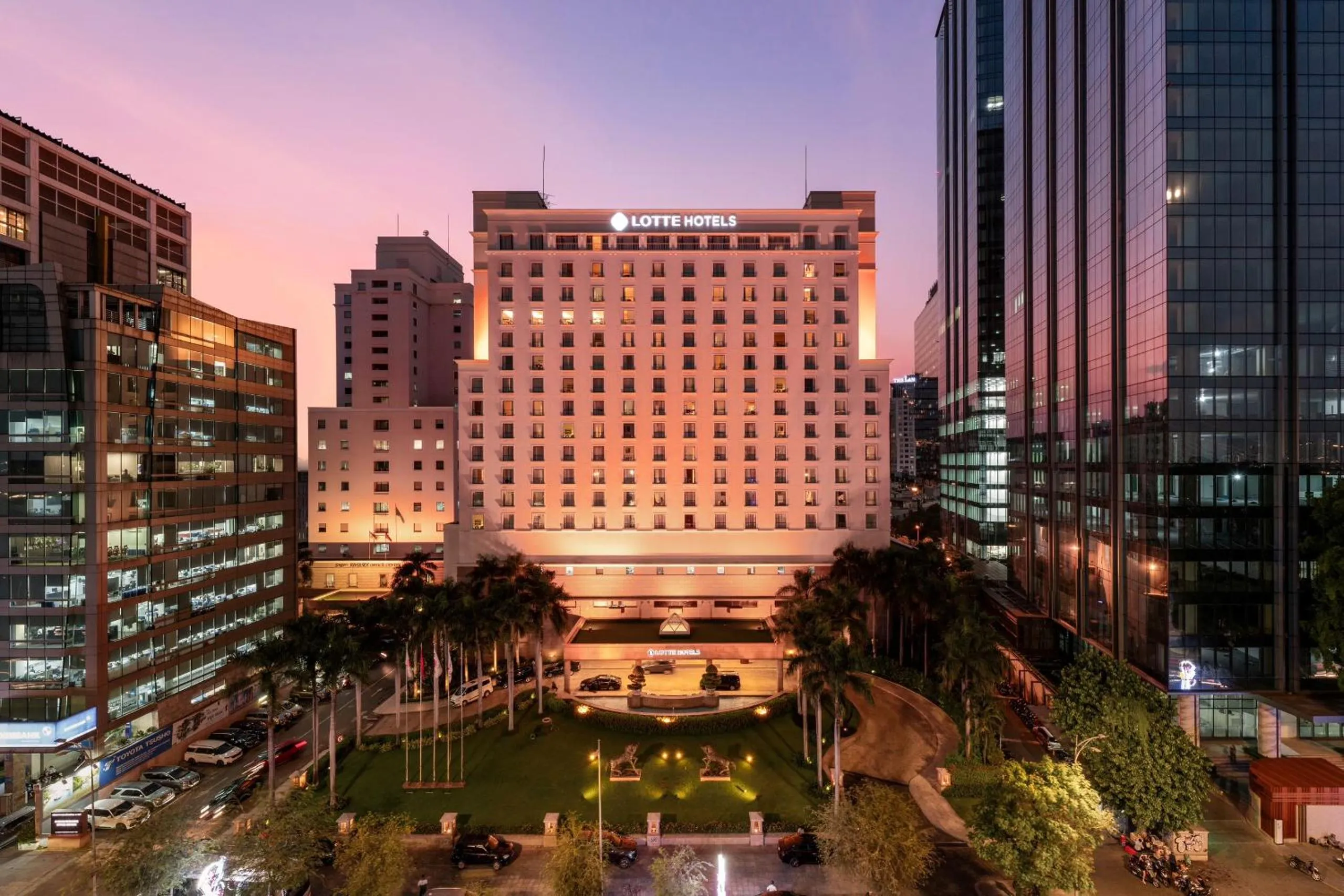 Property building in Lotte Hotel Saigon